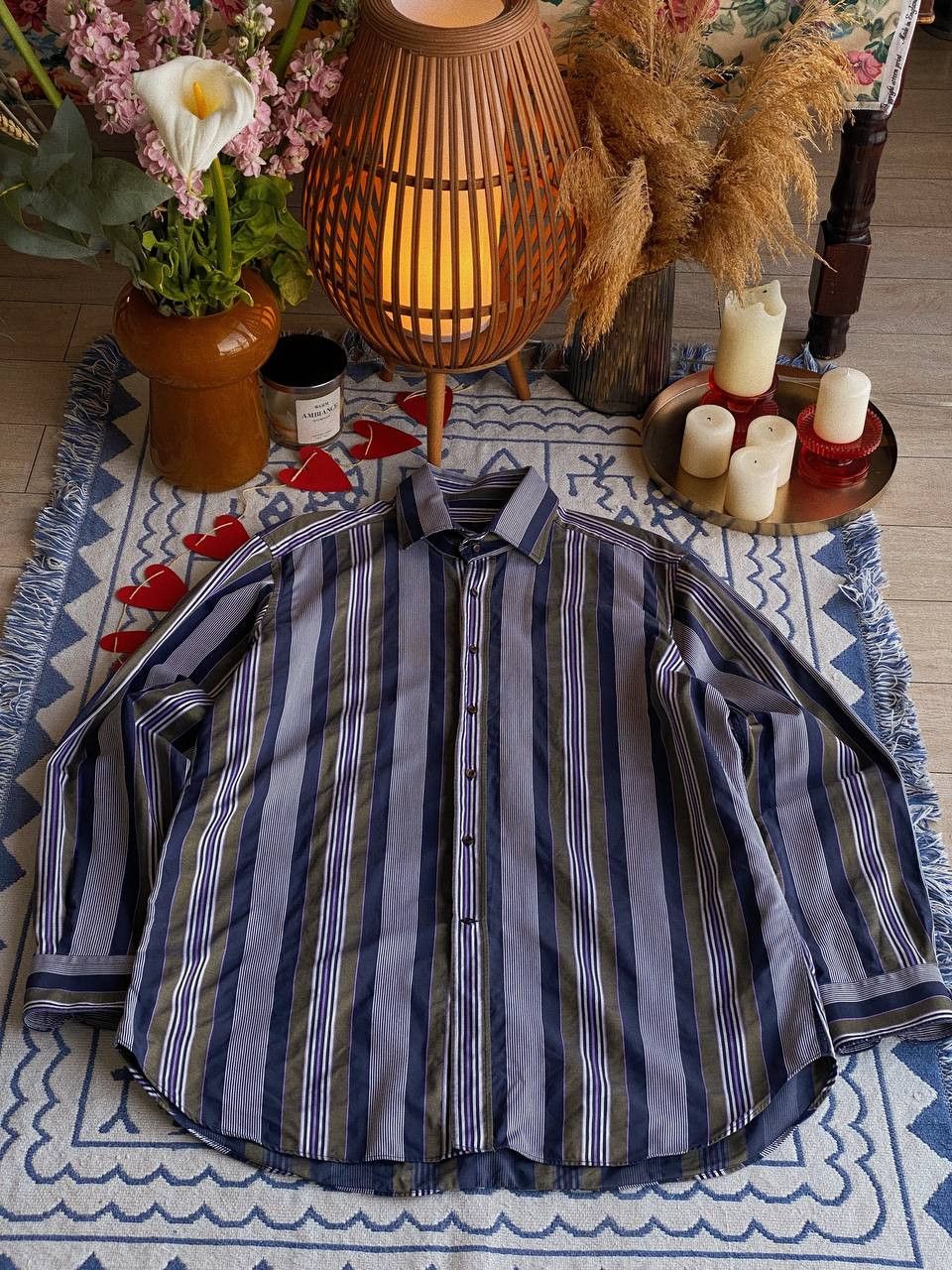 Etro Etro Shirt Lot 5 pcs Stripe Size US XL / EU 56 / 4 - 2 Thumbnail