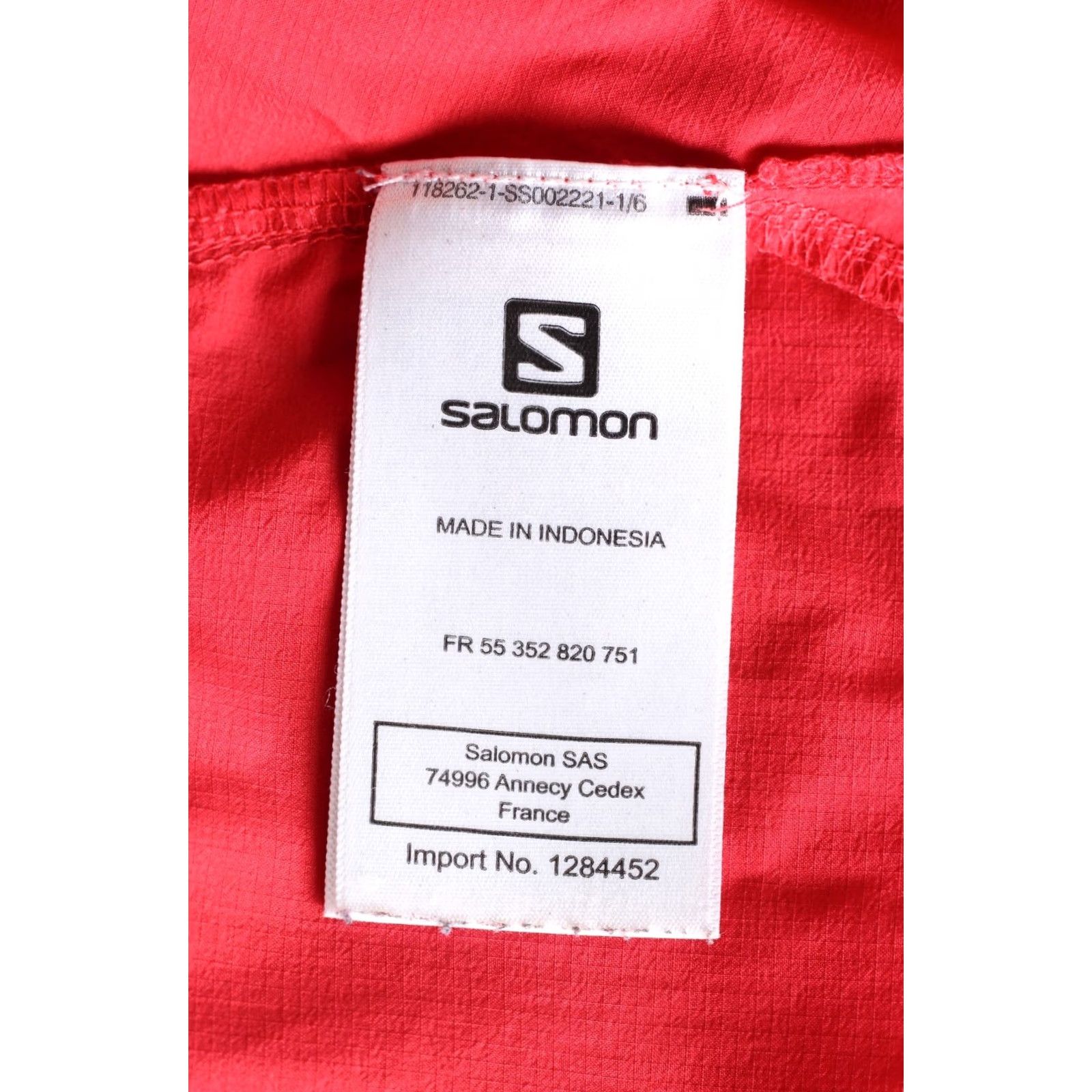 Salomon Salomon Clima Wind Hooded Lightweight Jacket Women M Windbreaker Red Jacket Size M / US 6-8 / IT 42-44 - 6 Thumbnail