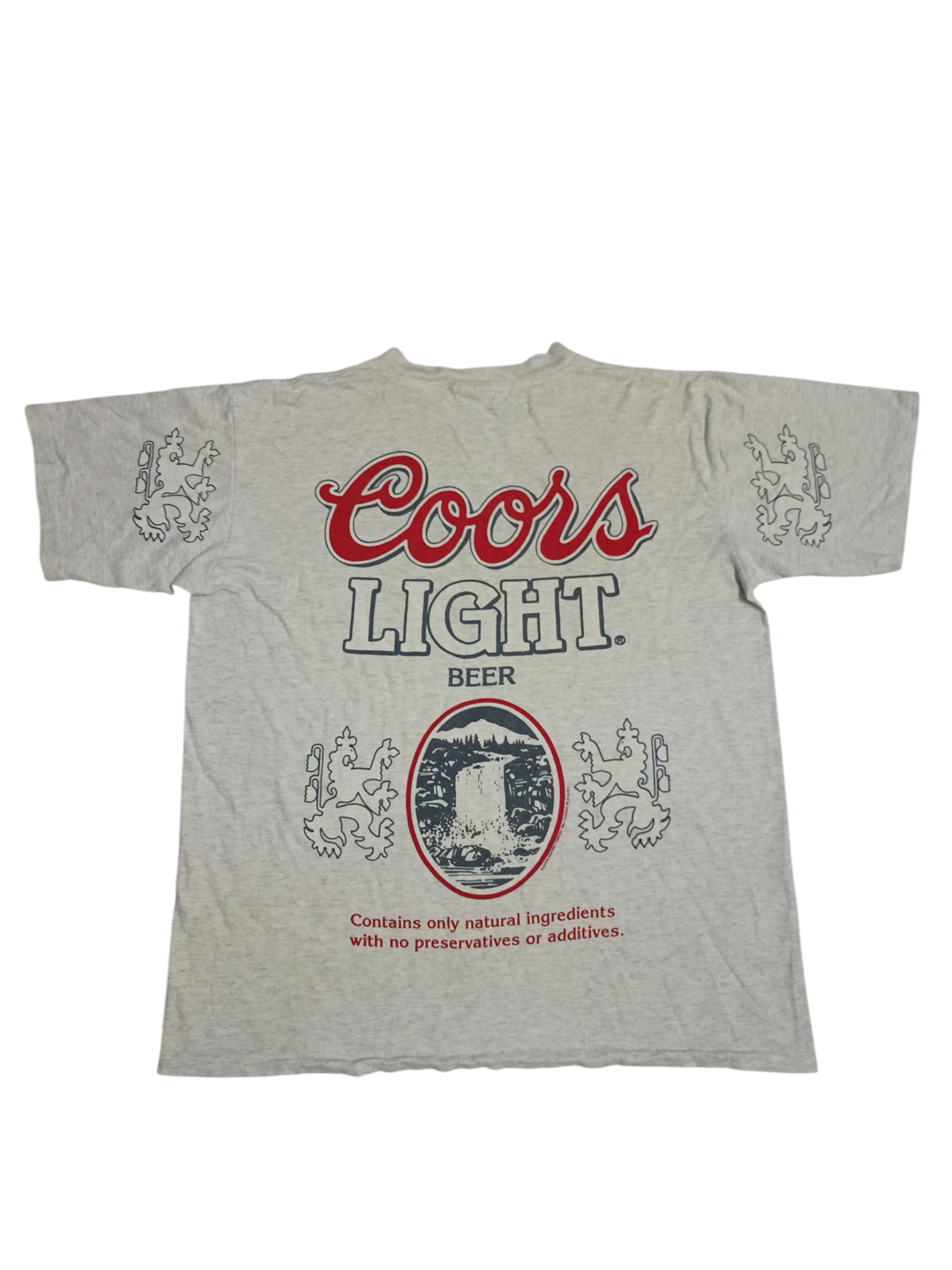 Vintage Vintage coors light overprint t shirt Size US XL / EU 56 / 4 - 2 Thumbnail