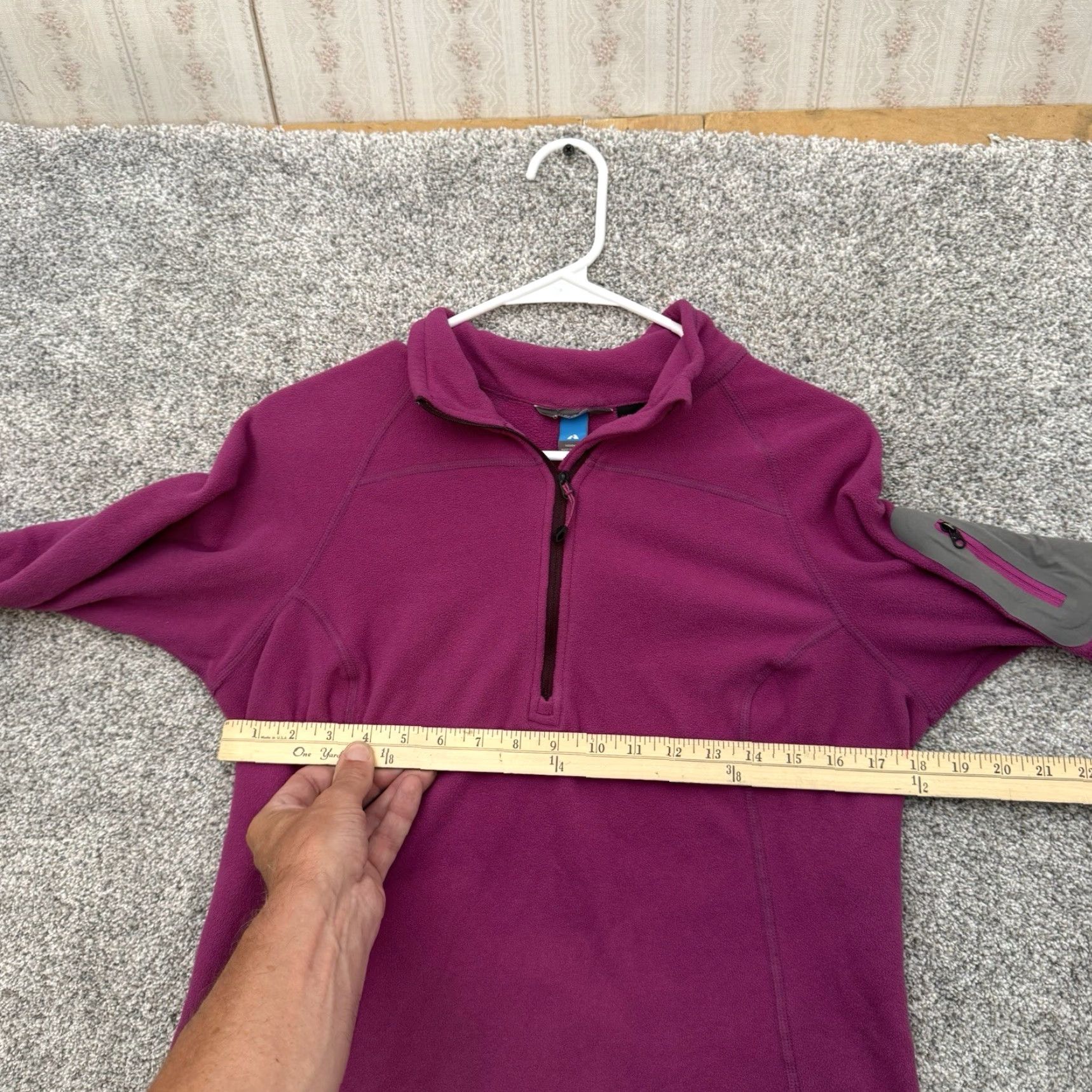Eddie Bauer Eddie Bauer Fleece Jacket Sz Large Polartec First Ascent Quarter Zip Warm Womens Size L / US 10 / IT 46 - 6 Thumbnail