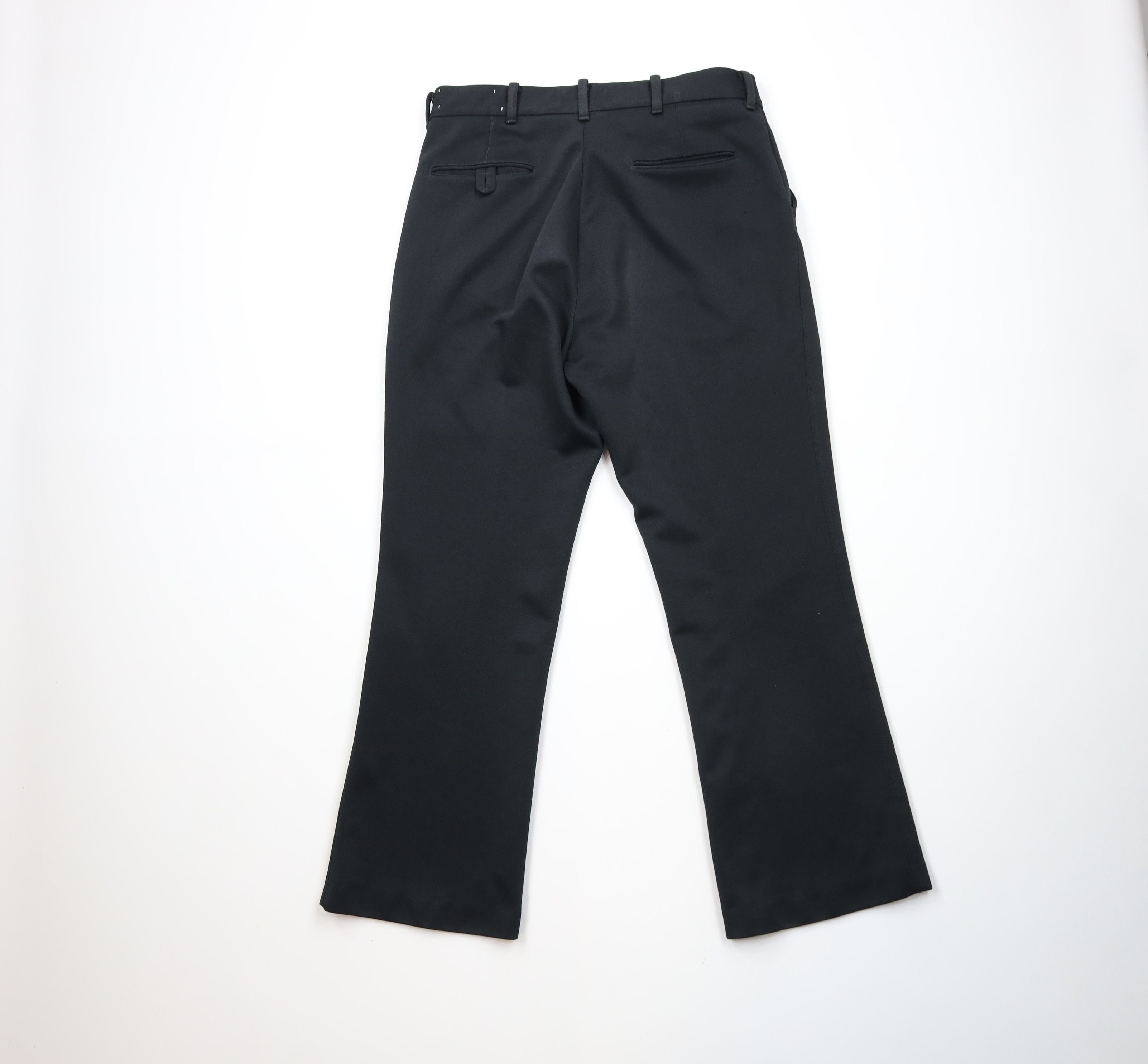 Vintage Vintage 70s Streetwear Bell Bottoms Chino Pants Black USA Size US 34 / EU 50 - 11 Thumbnail
