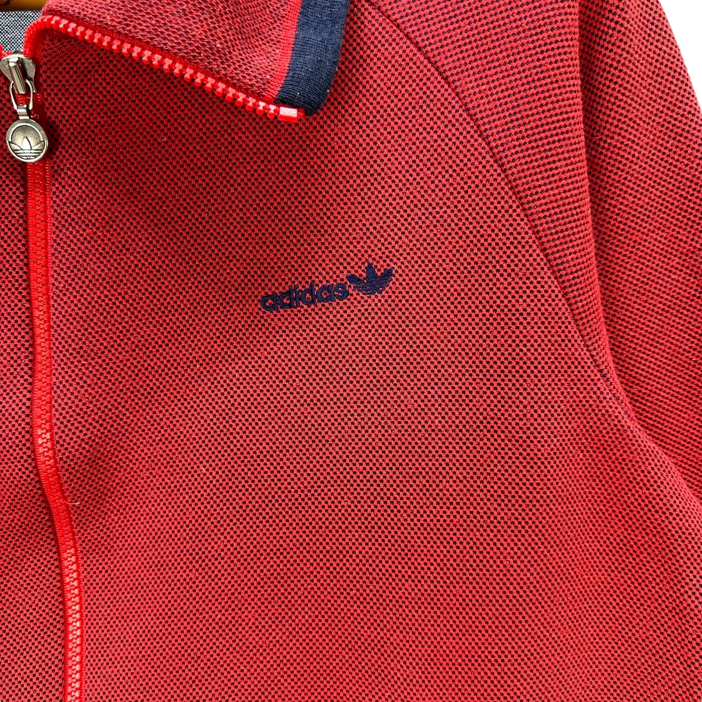 Adidas Vintage Adidas Trefoil Small Logo Track Jacket #A1-0027 Size US M / EU 48-50 / 2 - 3 Thumbnail