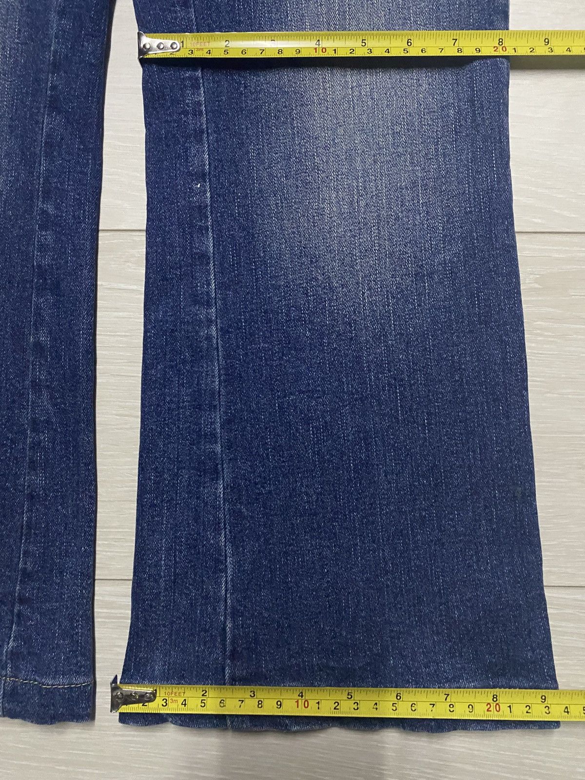 Japanese Brand Woman Vintage Japanese Brand Embroidery Wide Leg Jeans Size US 37 - 16 Thumbnail