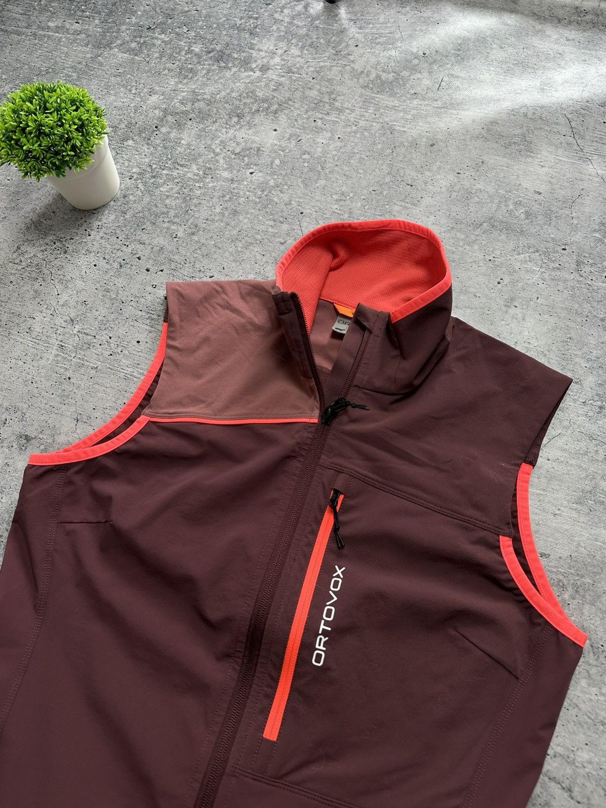 ORTOVOX Ortovox Merino Inside Outdoor Hiking Mountain Vest Size L / US 10 / IT 46 - 4 Thumbnail
