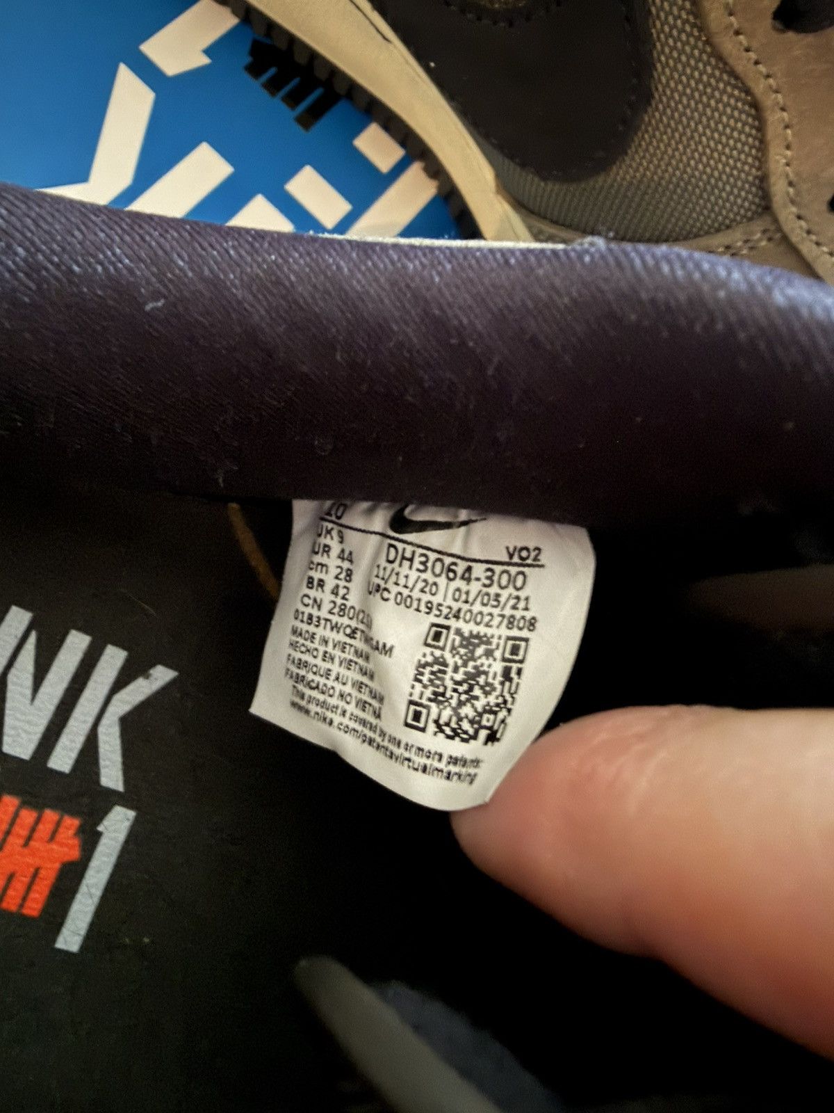 Nike × Undefeated Nike x Undefeated Air Force 1 “Ballistic” Size US 10 / EU 43 - 7 Thumbnail