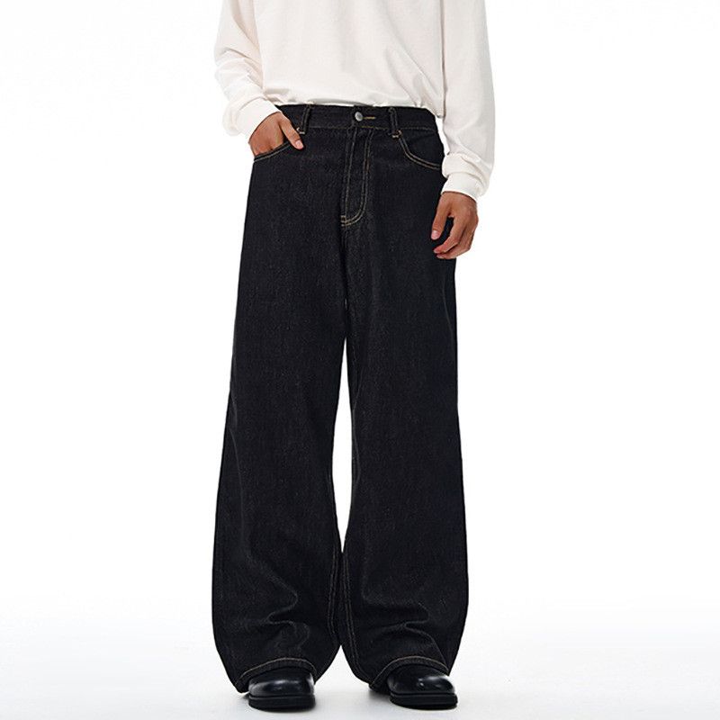 Jean American retro men's cleanfit loose button casual jeans Size US 32 / EU 48 - 5 Thumbnail