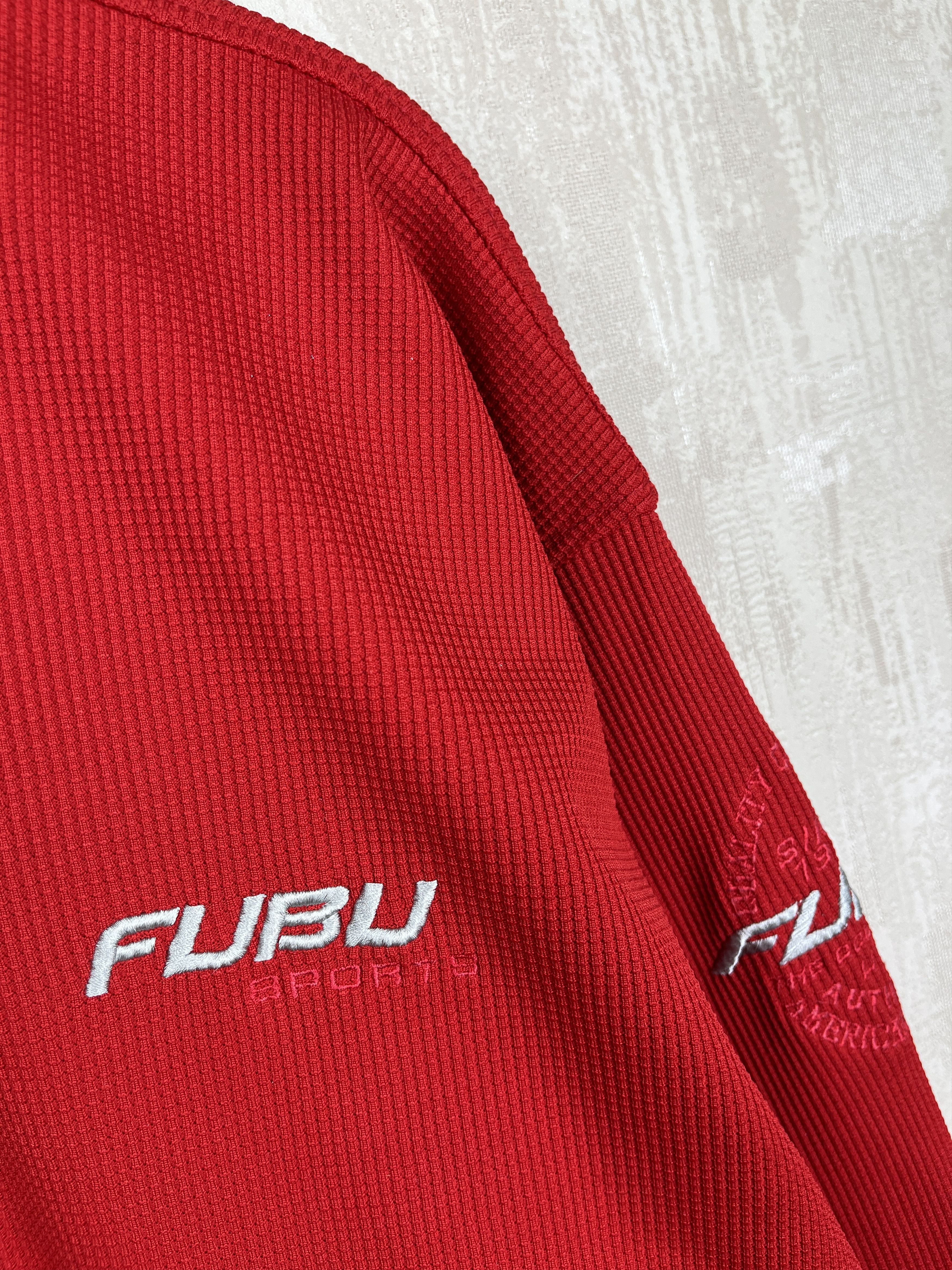 Fubu Vintage FUBU Sports Polo Rugby Shirt Long Sleeve Size US L / EU 52-54 / 3 - 10 Thumbnail