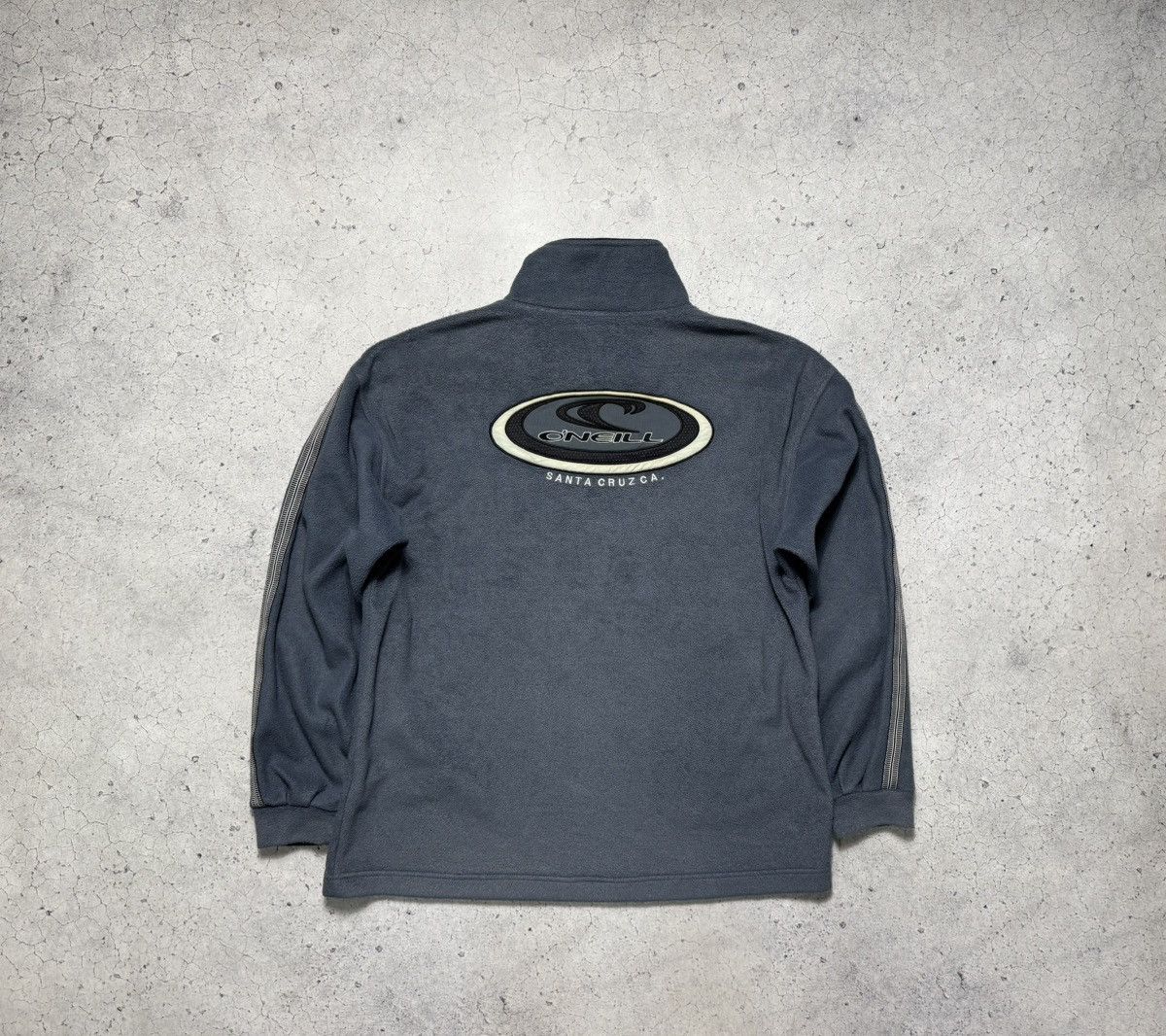 O'Neill Oneill Vintage Fleece Sweatshirt 1/4 Zip Surf Big logo Size US XL / EU 56 / 4 - 1 Thumbnail