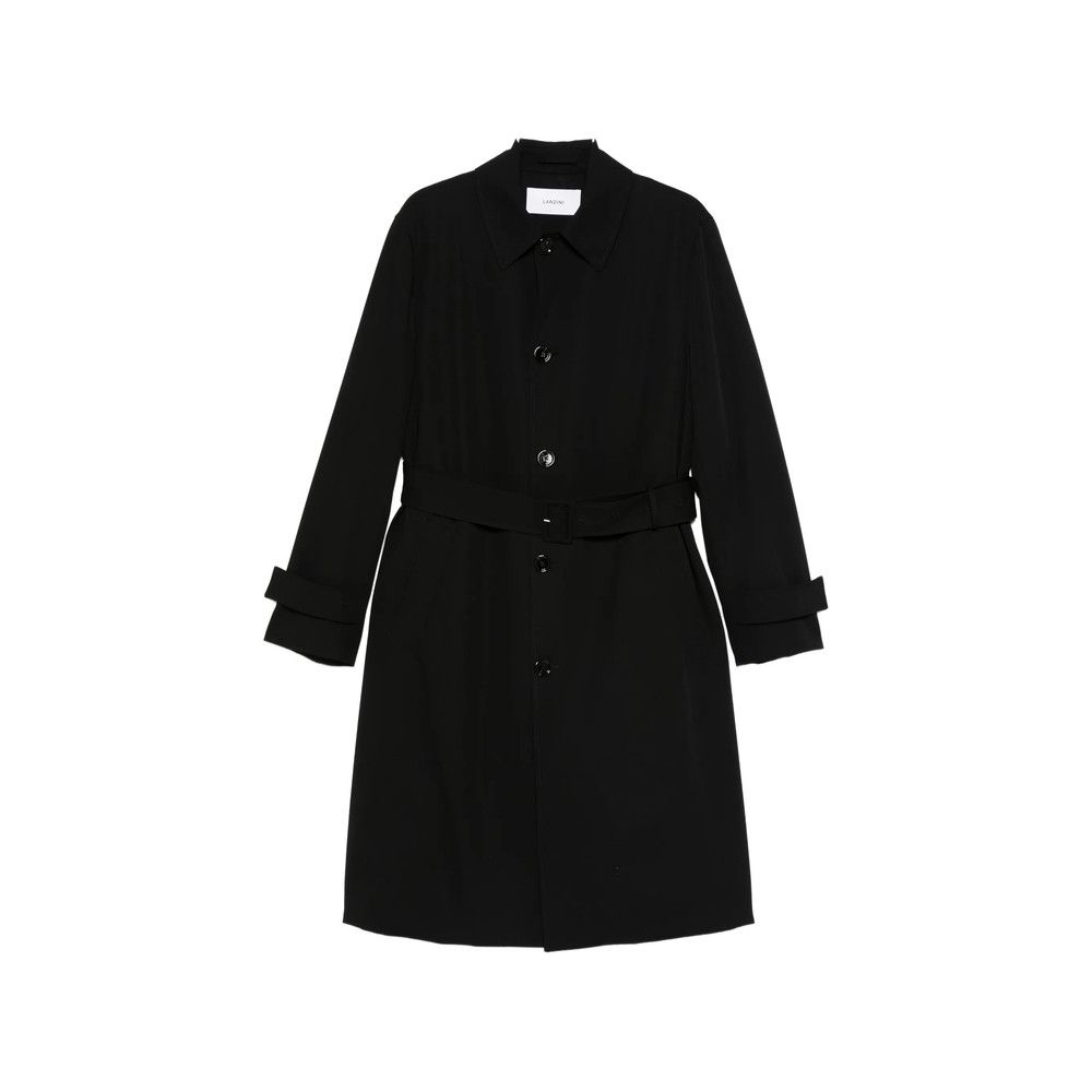 Lardini Lardini BLACK Coats - Single Breasted Coats Size US S / EU 44-46 / 1 - 1 Thumbnail