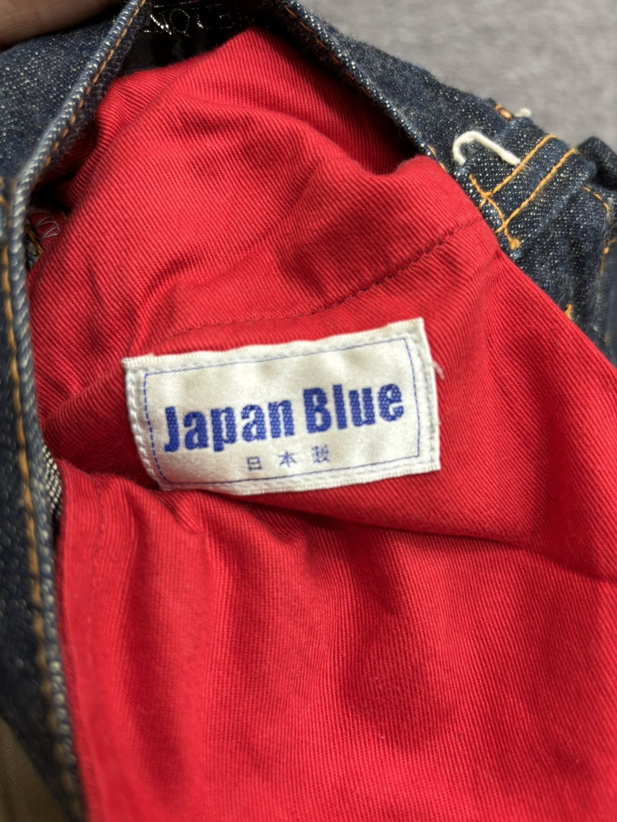 Designer 💥BAGGY💥Rare JUVENILE DELINQUENT X JAPAN BLUE Denim F549 Size US 37 - 17 Thumbnail