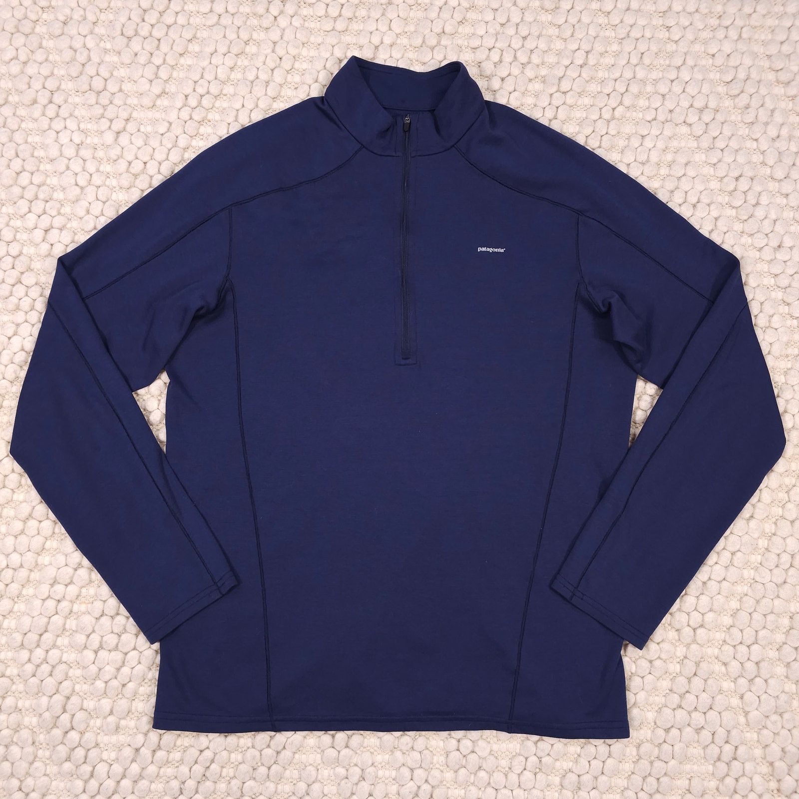 Patagonia Patagonia Men's Capilene 3 Midweight Zip-Neck Navy Blue Sz L Size US L / EU 52-54 / 3 - 5 Thumbnail