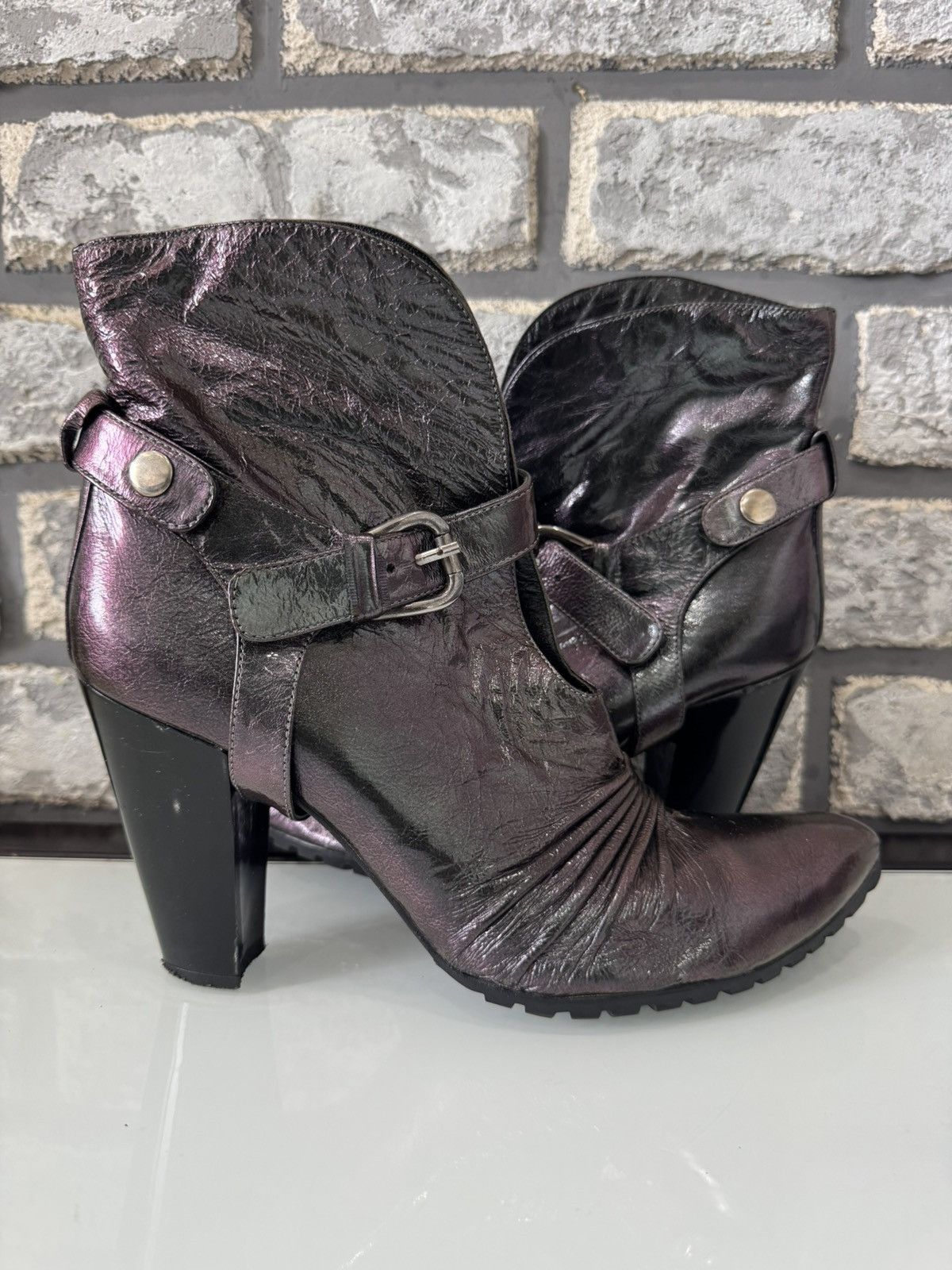 Manolo Blahnik Leather Shoes Chameleon Size 39 Manolo Blahnik Size US 8 / IT 38 - 5 Thumbnail