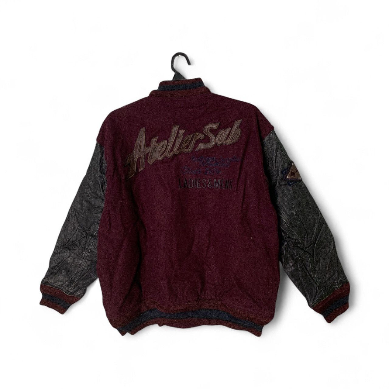 Japanese Brand Rare Design Vintage Atelier Sab Varsity Jackets Size US XL / EU 56 / 4 - 2 Thumbnail