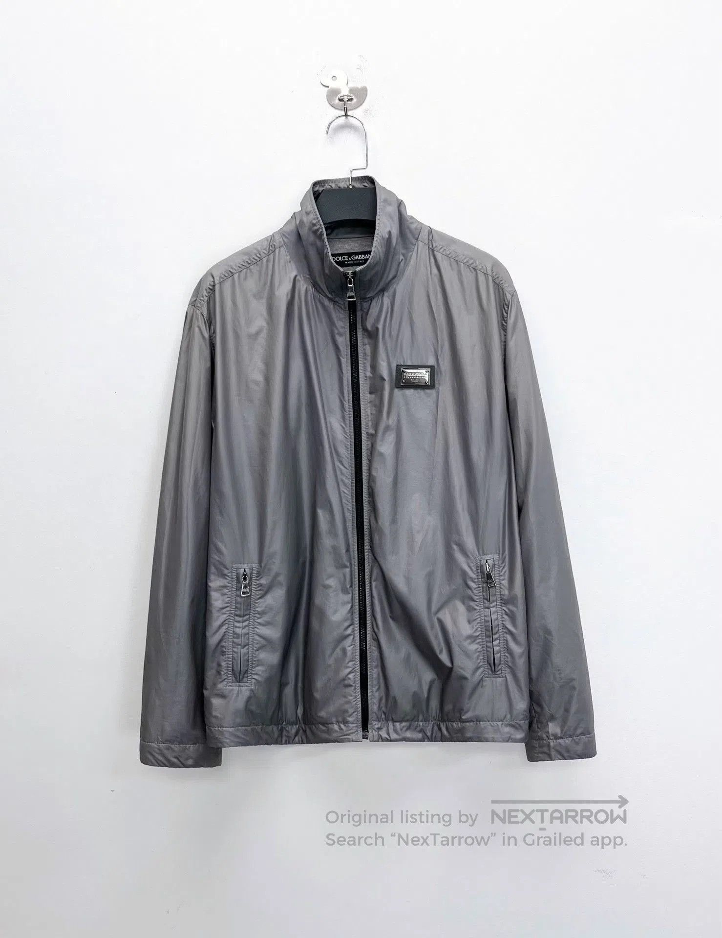 Dolce & Gabbana Dolce&Gabbana Gray Windproof Padded Jacket. Size US M / EU 48-50 / 2 - 1 Thumbnail