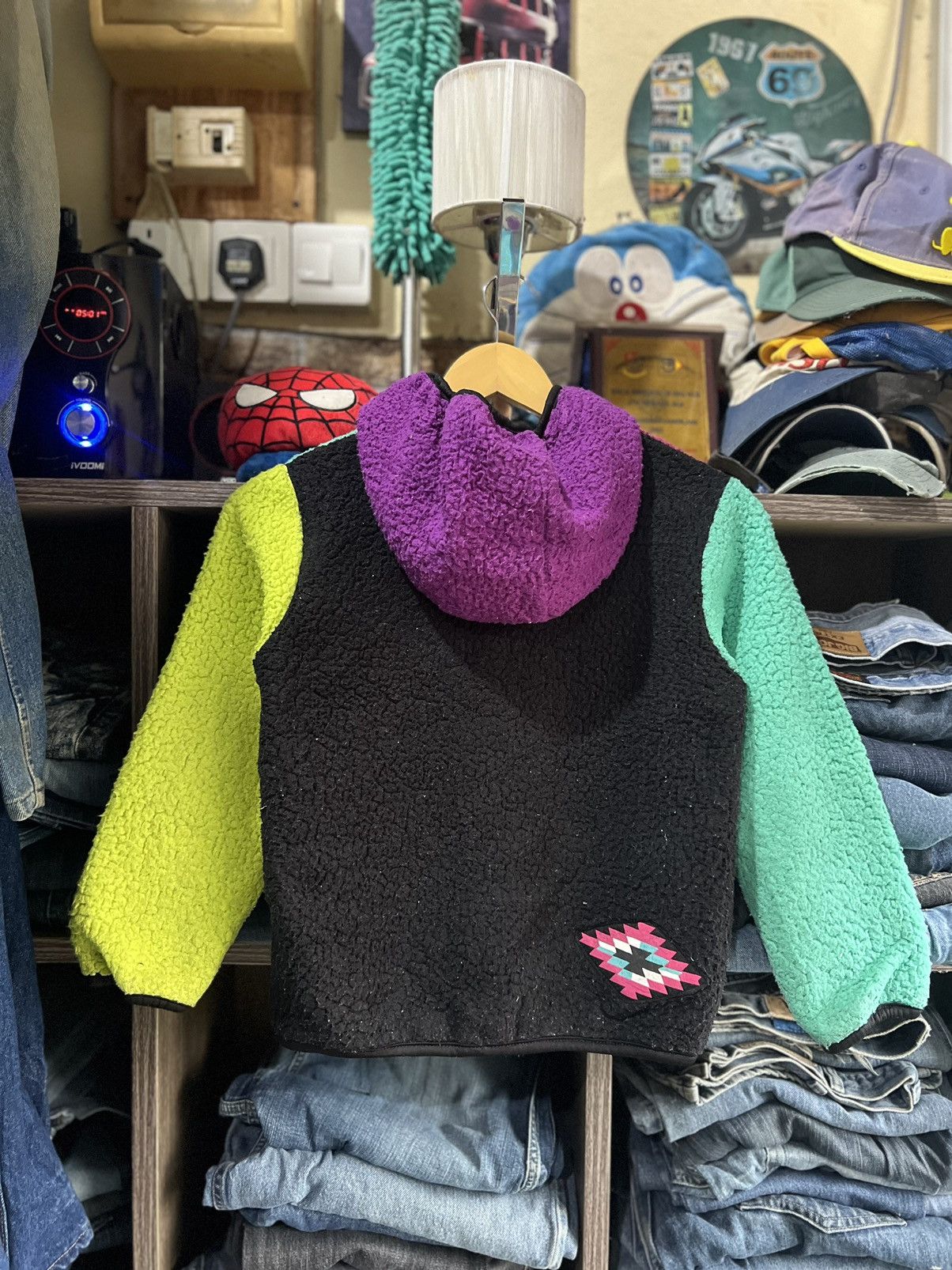 Japanese Brand 🔥Grip Glapp Deep Pile Sherpa Jacket Size XS / US 0-2 / IT 36-38 - 3 Thumbnail