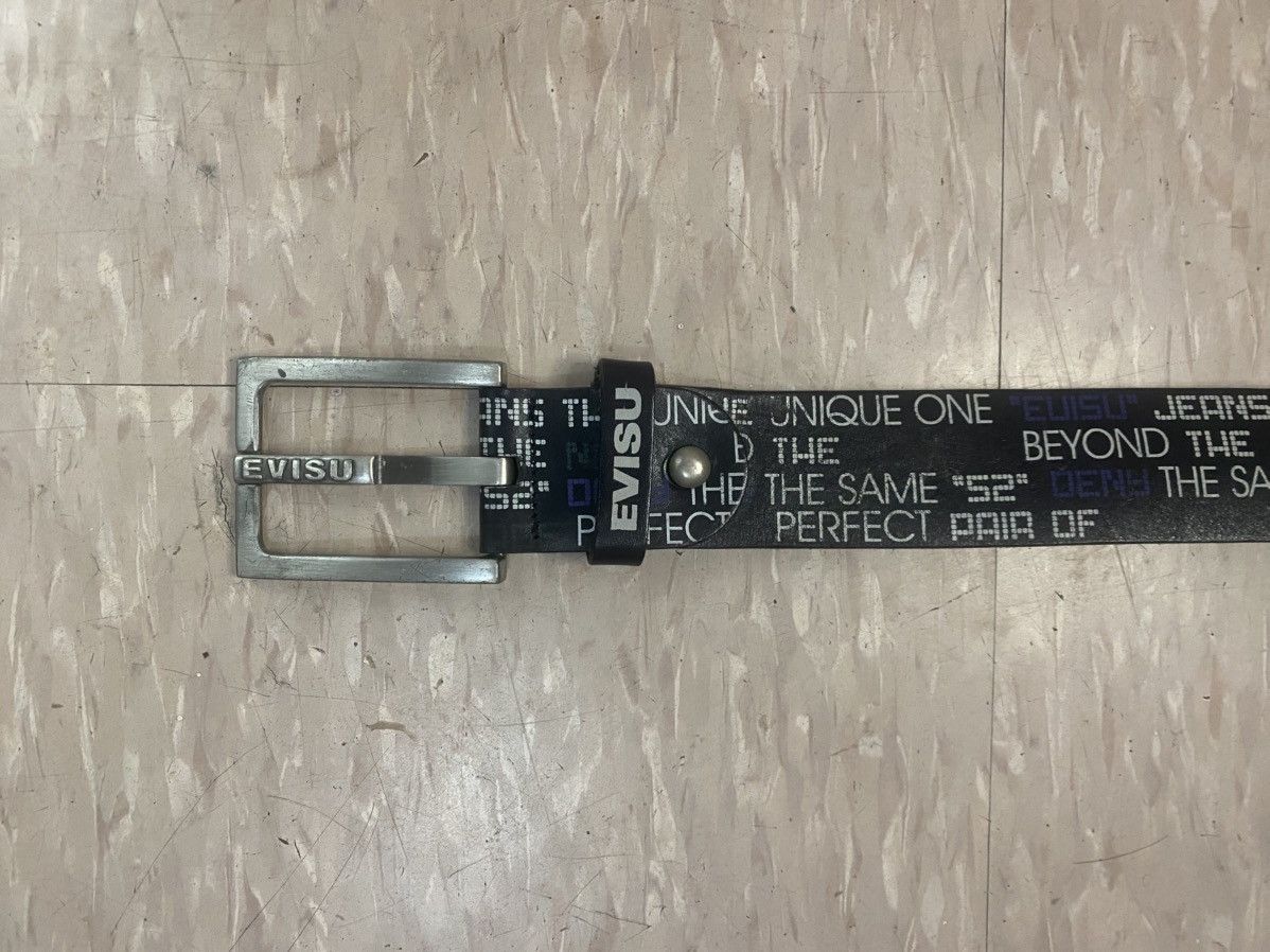 Evisu Evisu genes leather belt Size 30 - 5 Thumbnail