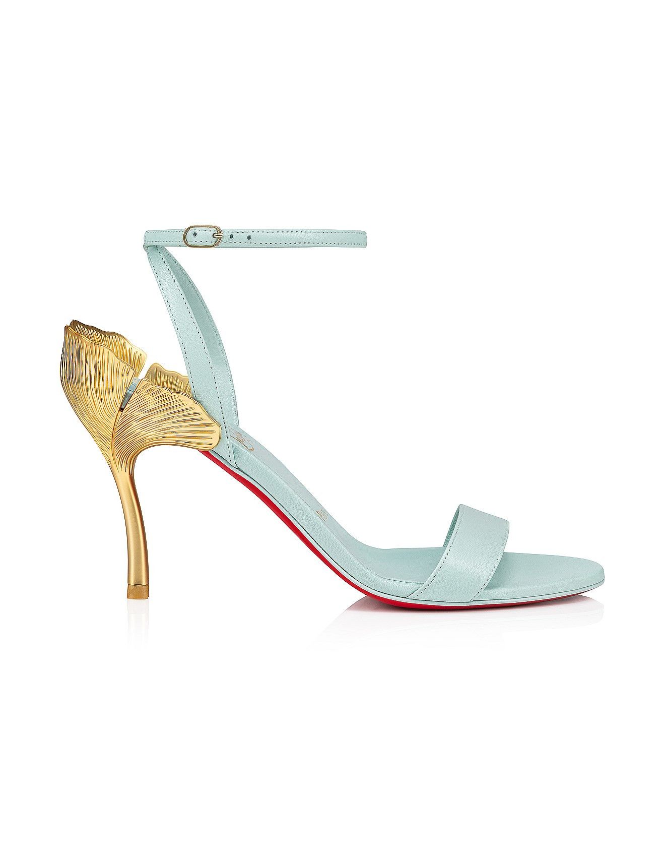 Christian Louboutin o1s1wg110425 Ginko Girl 85 Nappa in Iceberg Size US 7.5 / IT 37.5 - 2 Thumbnail