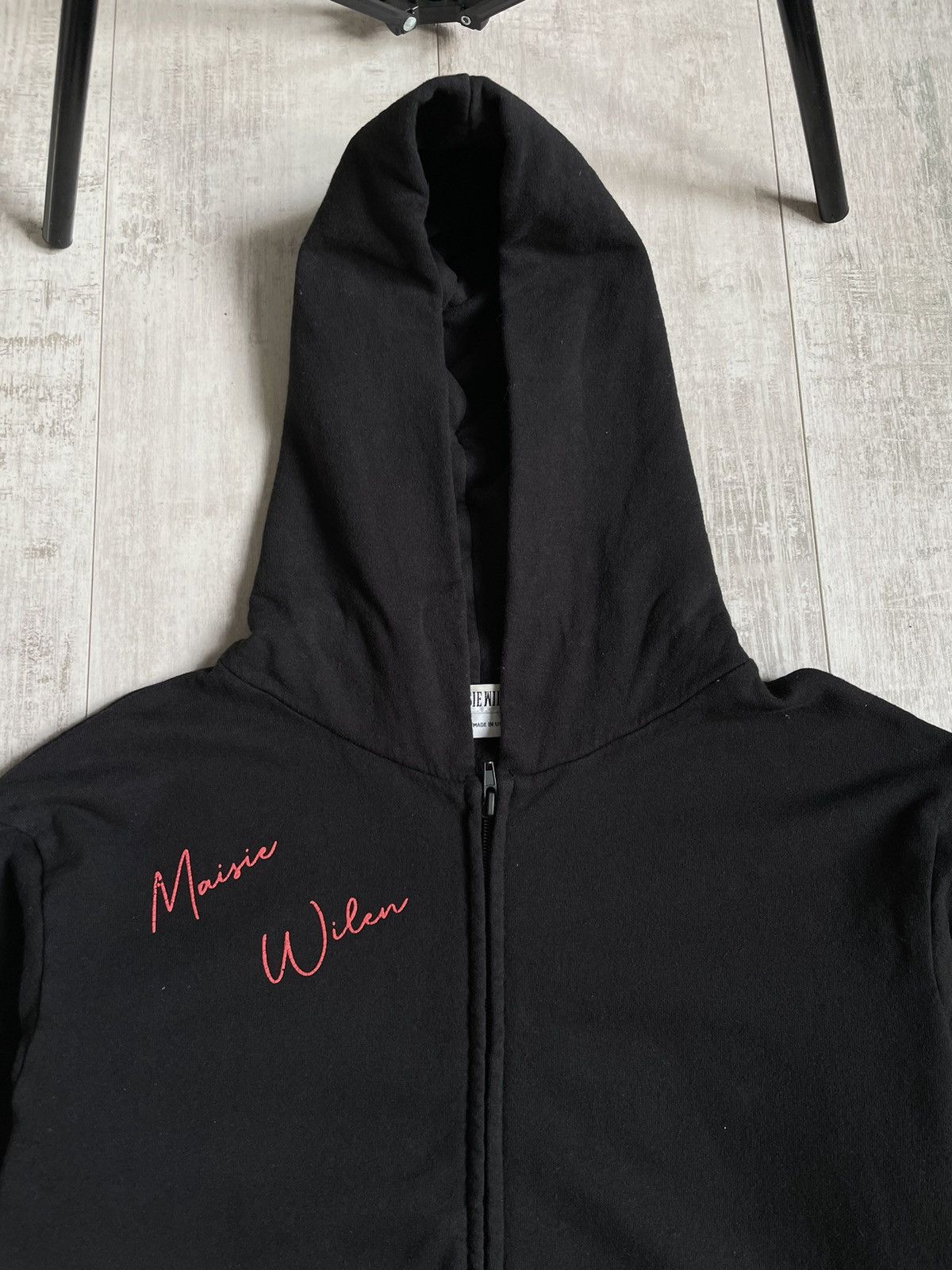 Maisie Wilen Maisie Wilen Black Heart Zip Hoodie Size M / US 6-8 / IT 42-44 - 5 Thumbnail