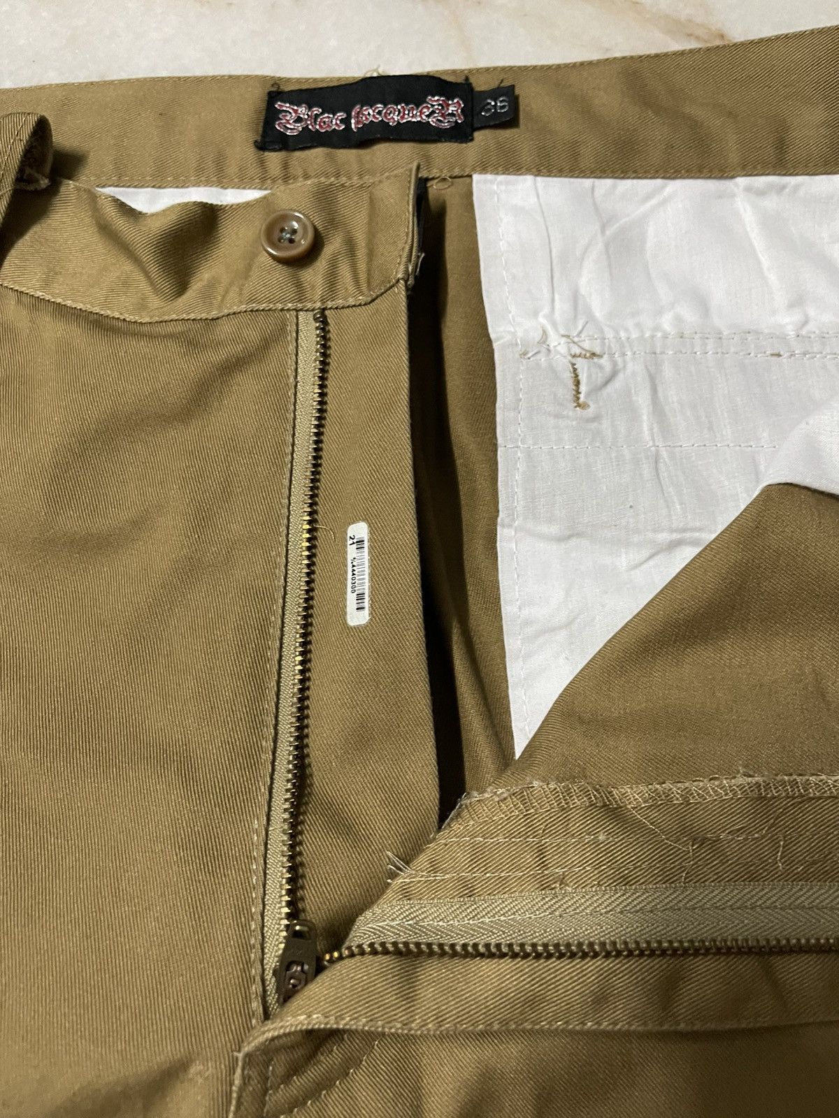 Japanese Brand Blac Lacquer Cargo Pants Brown Size US 36 / EU 52 - 6 Thumbnail
