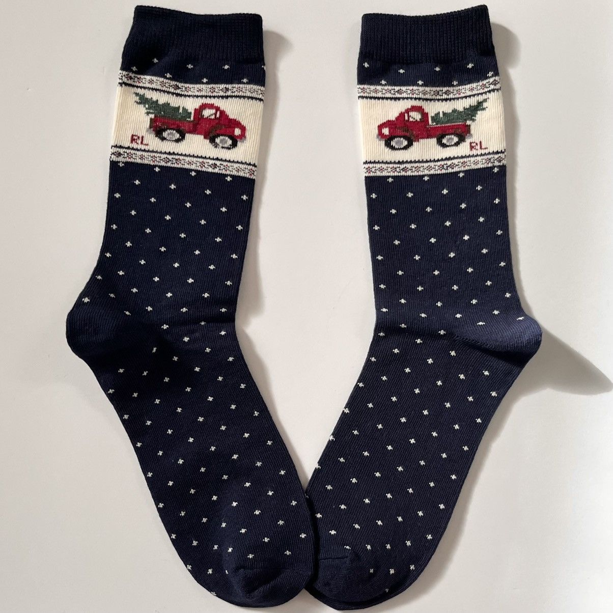 Ralph Lauren Ralph Lauren navy red truck socks Size ONE SIZE - 1 Thumbnail