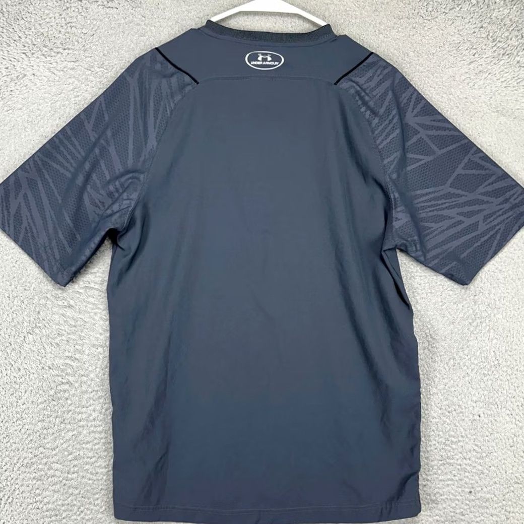 Under Armour Under Armour AllSeasonGear Pullover Jacket Mens Small Quarter Zip Short Sleeve Gray Activewear Casual Sportswear Shirt Mens Size US S / EU 44-46 / 1 - 3 Thumbnail