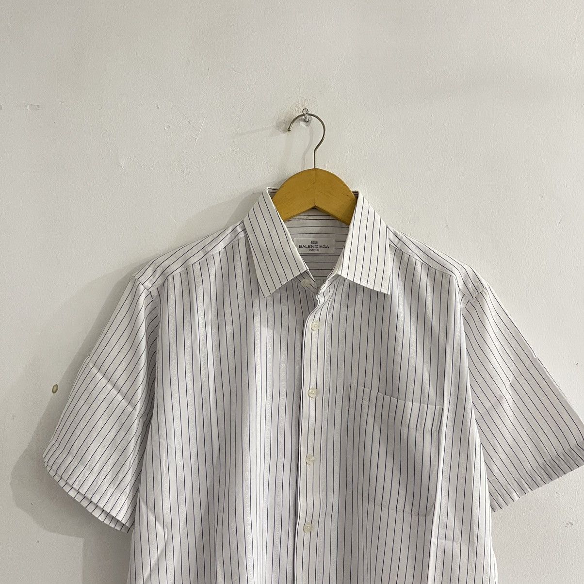 Balenciaga Balenciaga - Striped Button Up Shirt Size US M / EU 48-50 / 2 - 2 Thumbnail
