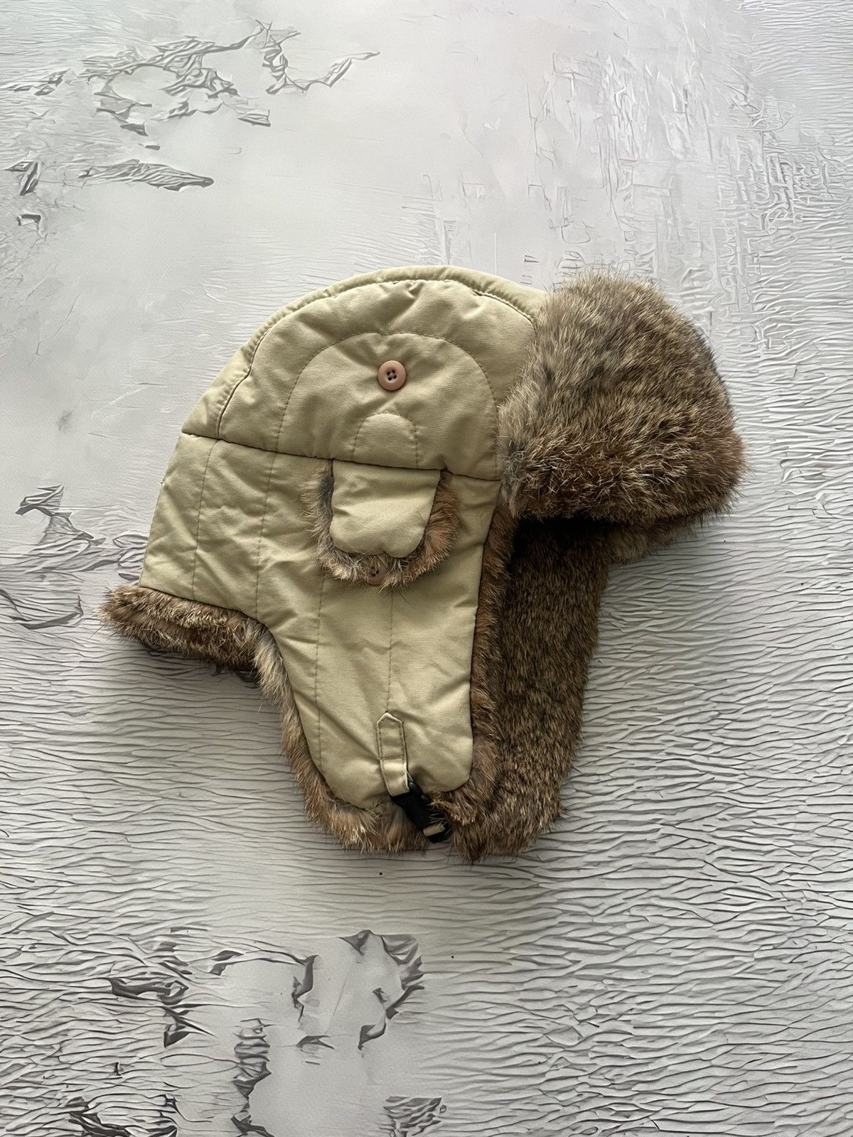 Hysteric Glamour 🇺🇸 Polar Cooller Cap Y2K Fuzzy Faux Fur Hat Ushanka Vintage Size ONE SIZE - 1 Thumbnail