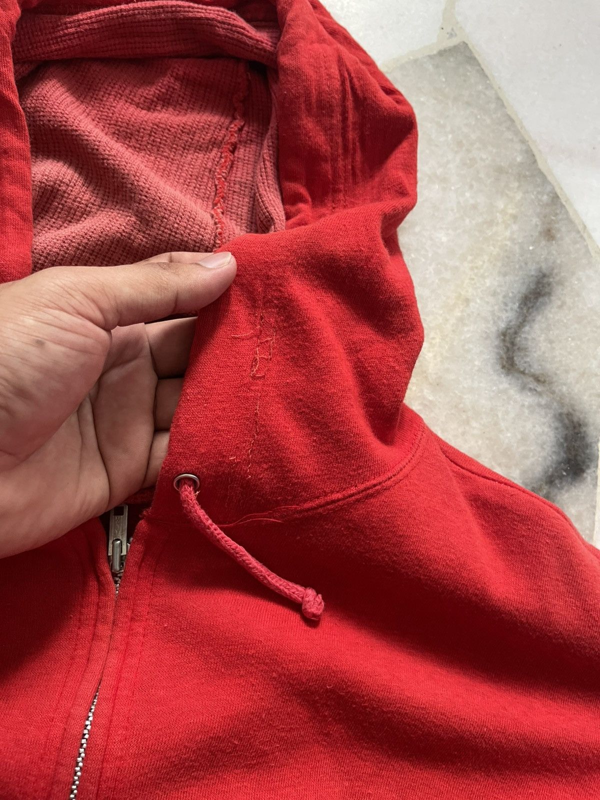 Vintage 60s Vintage Talon Zip Thermal Hoodie Size US M / EU 48-50 / 2 - 13 Thumbnail