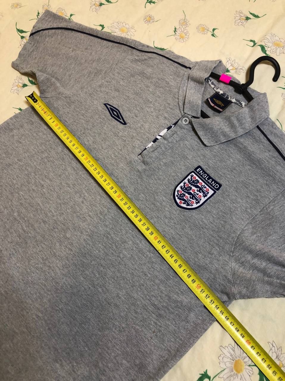 Umbro Vintage Y2K 00s Umbro England Football - Grey Polo Shirt Size US XL / EU 56 / 4 - 10 Thumbnail