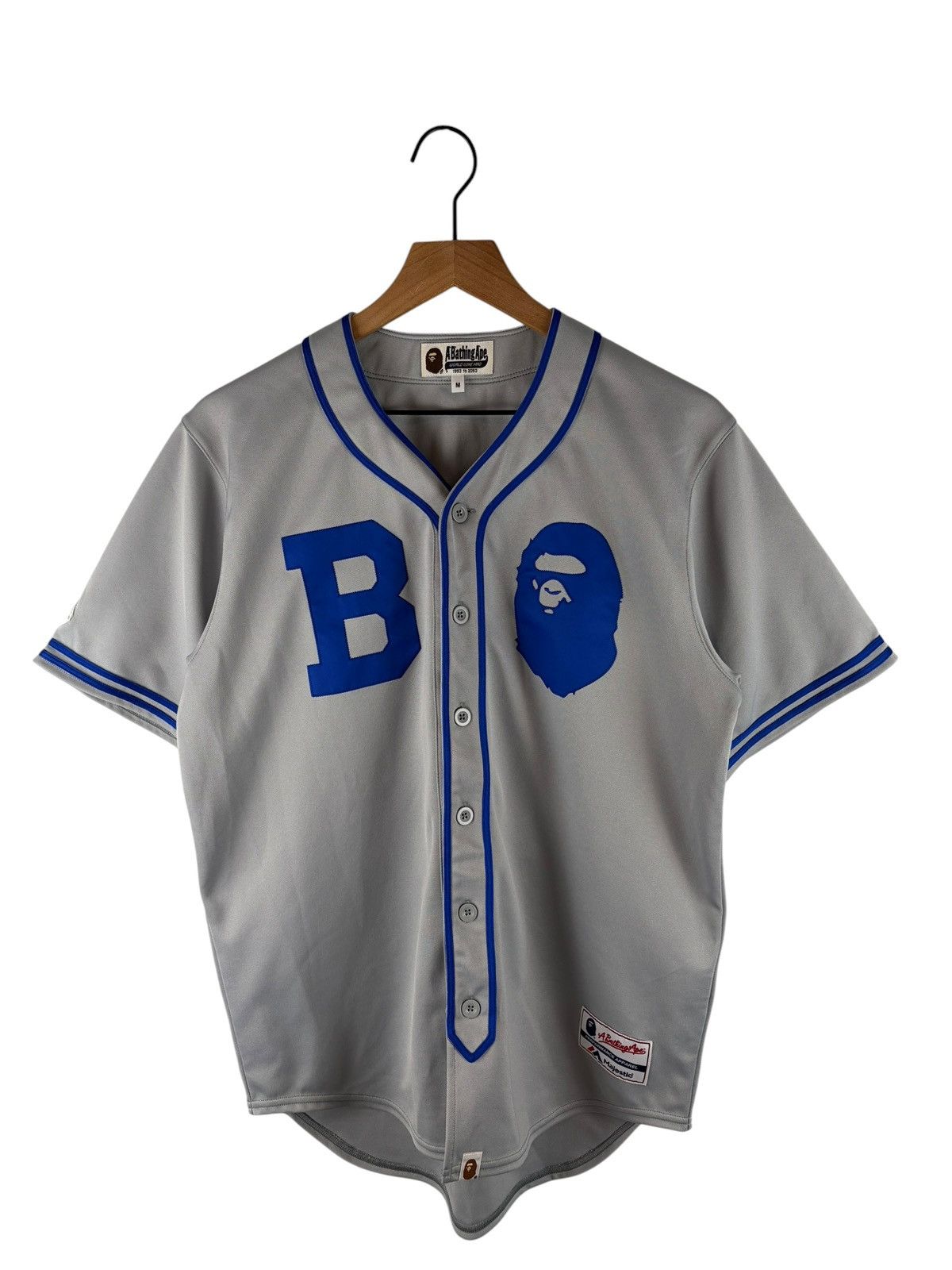 Bape BAPE Majestic Baseball Shirt Shirt Size US M / EU 48-50 / 2 - 1 Thumbnail