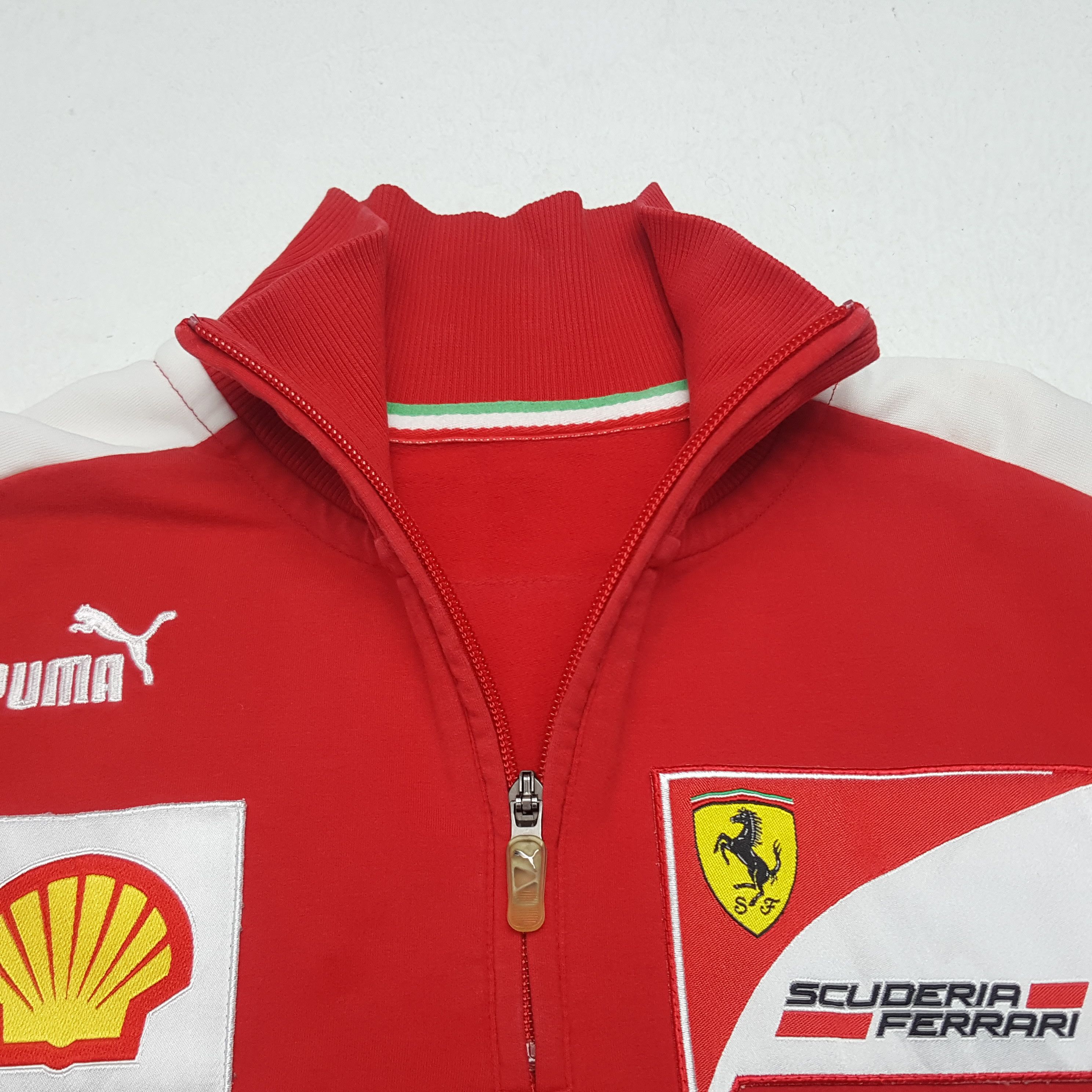 Ferrari × Puma × Vintage Vintage Puma x Shell Santander Half Zipper Jacket Size US M / EU 48-50 / 2 - 5 Thumbnail