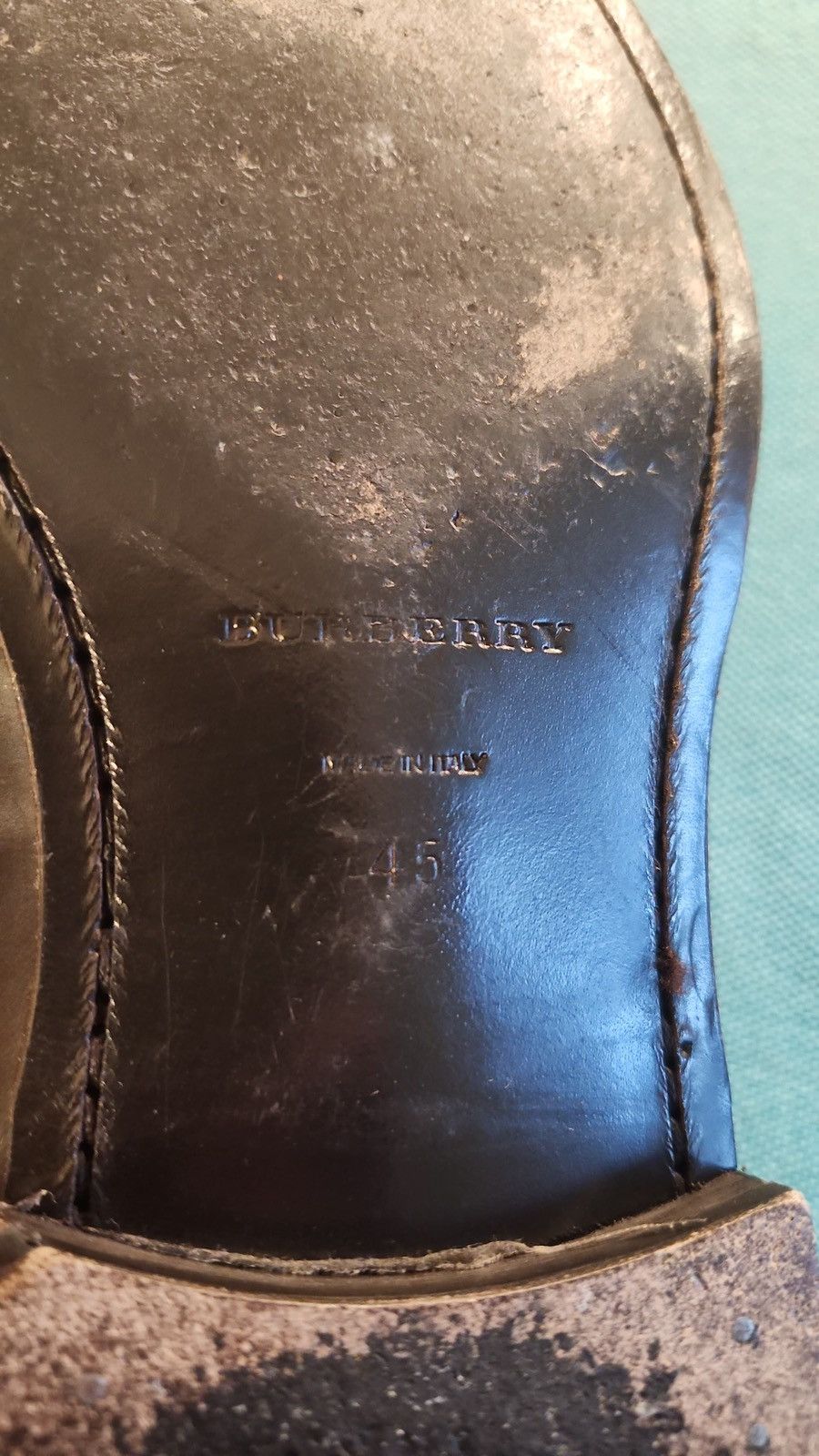 Burberry Ombre Effect Leather Oxford Size US 12 / EU 45 - 5 Thumbnail