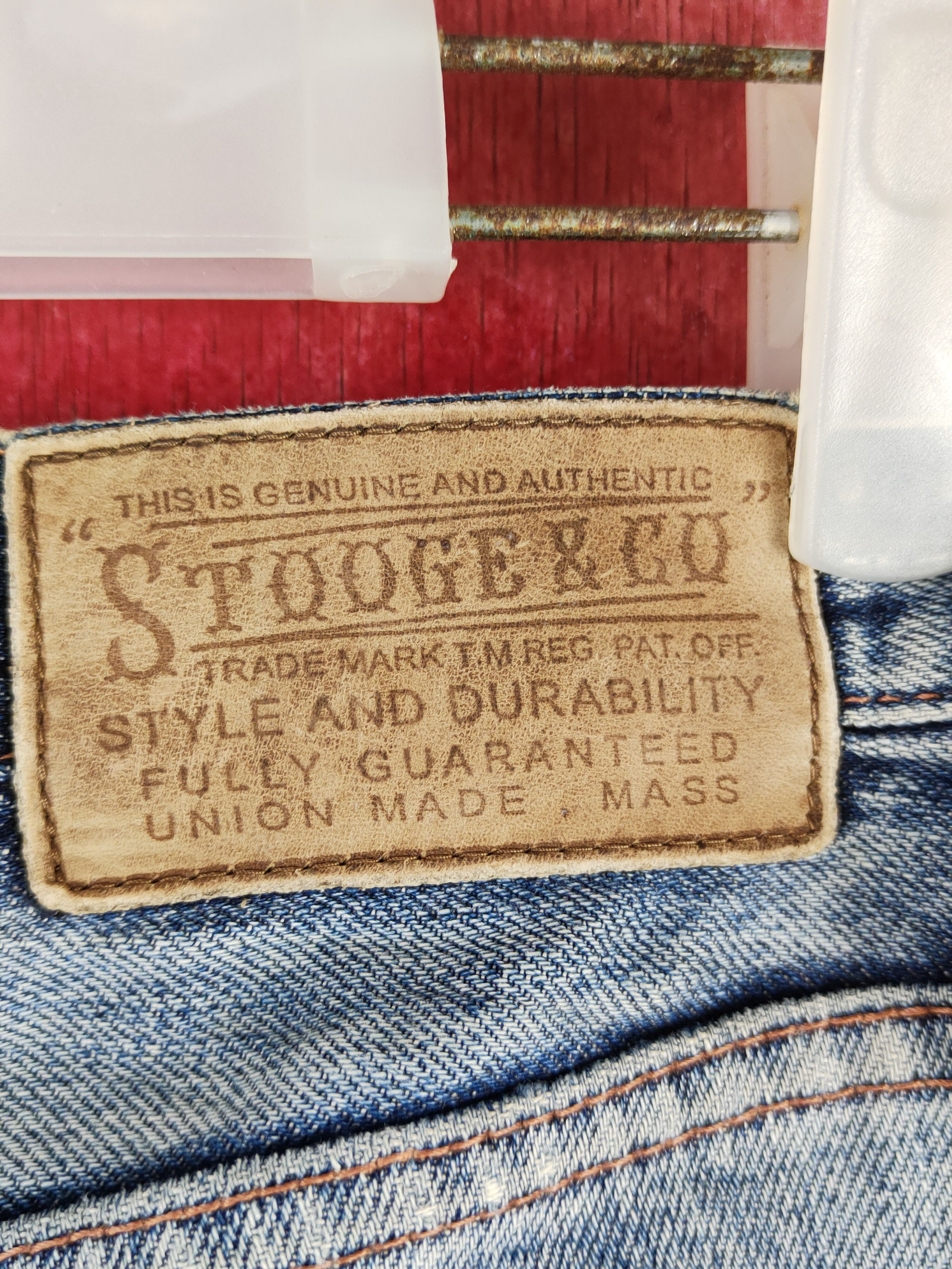 Japanese Brand Stooge&co Blue Distressed Ripped Jeans #S2218 Size US 29 - 9 Thumbnail