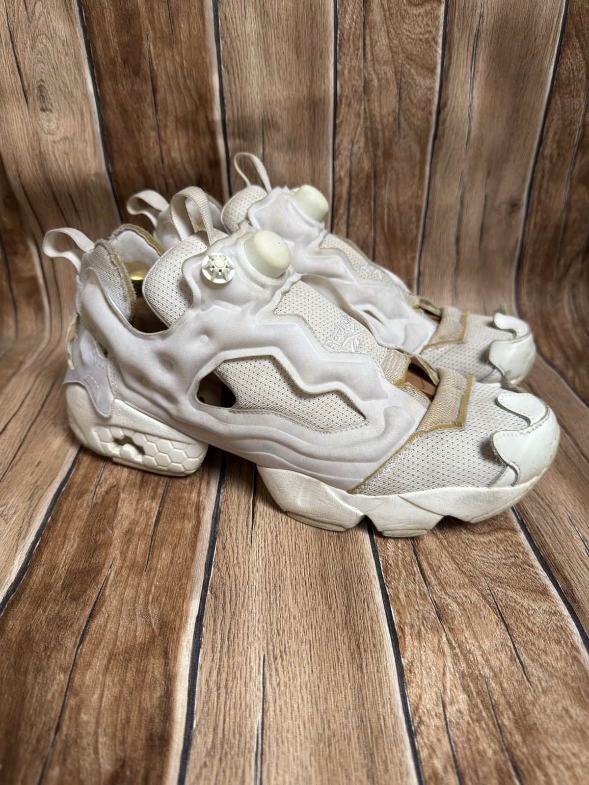 Maison Margiela × Reebok (memory of white) instapump fury sneaker Size US 10 / EU 43 - 1 Thumbnail