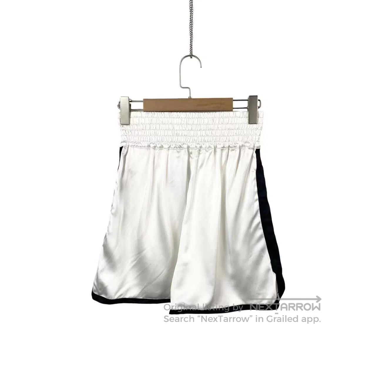 Dior Dior Size XS vibe satin black and white contrasting shorts| Size 42" / US 20 - 2 Thumbnail