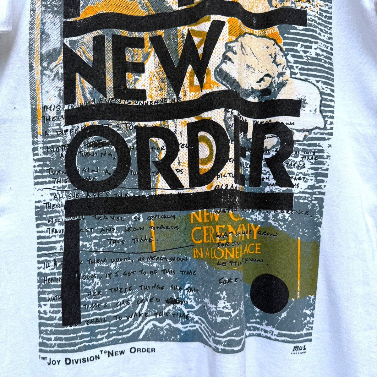 New Order Joy Division To New Order Limited Vintage T-shirt by Mu-i Size US M / EU 48-50 / 2 - 5 Thumbnail