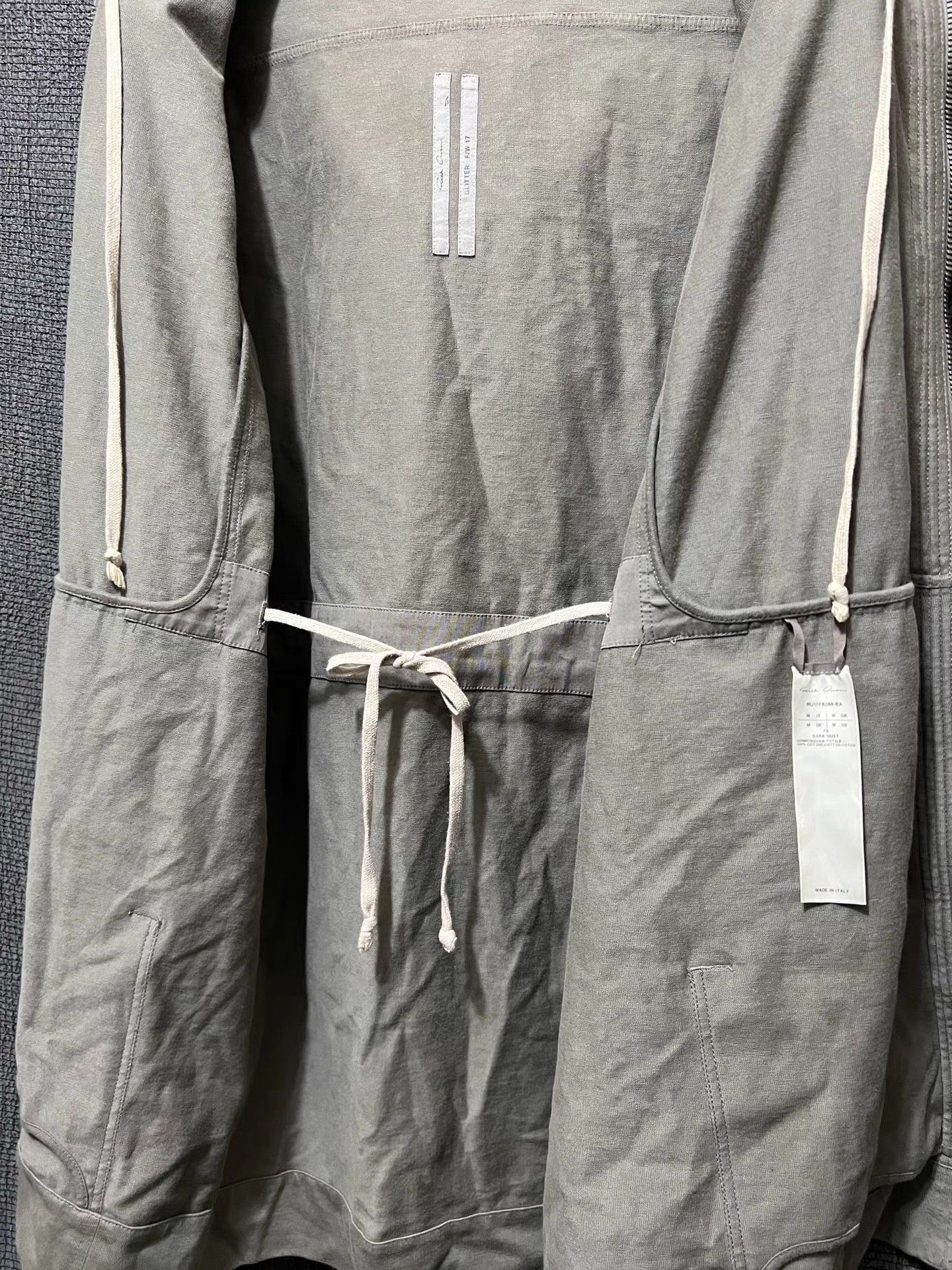 Rick Owens Rick Owens 17FW mainline zip sweatshirt jacket Size US M / EU 48-50 / 2 - 4 Thumbnail