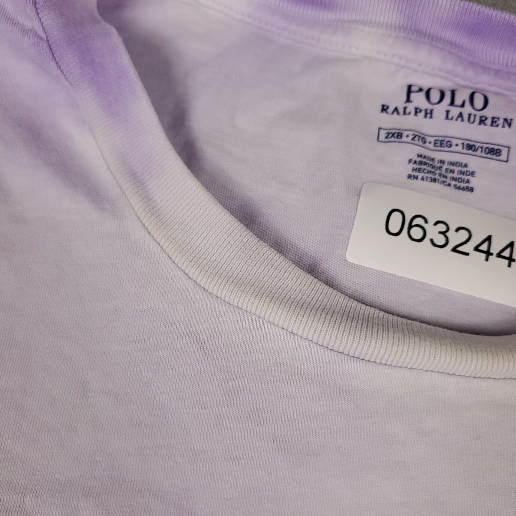 Ralph Lauren Ralph Lauren T Shirt Mens 2XB Purple Short Sleeve Crew Neck Big & Tall Cotton Logo Vintage: No Size US XXL / EU 58 / 5 - 3 Thumbnail