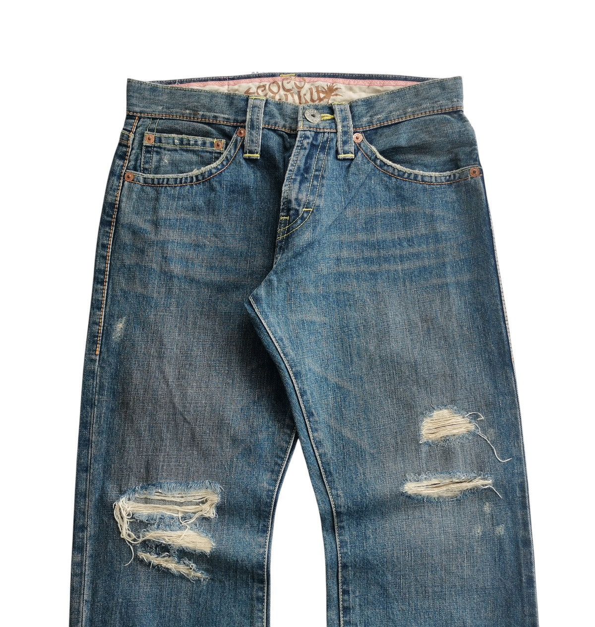 Vintage Vintage COCOLULU Distressed Denim Jeans Japan Size 32x30 Size US 32 / EU 48 - 4 Thumbnail