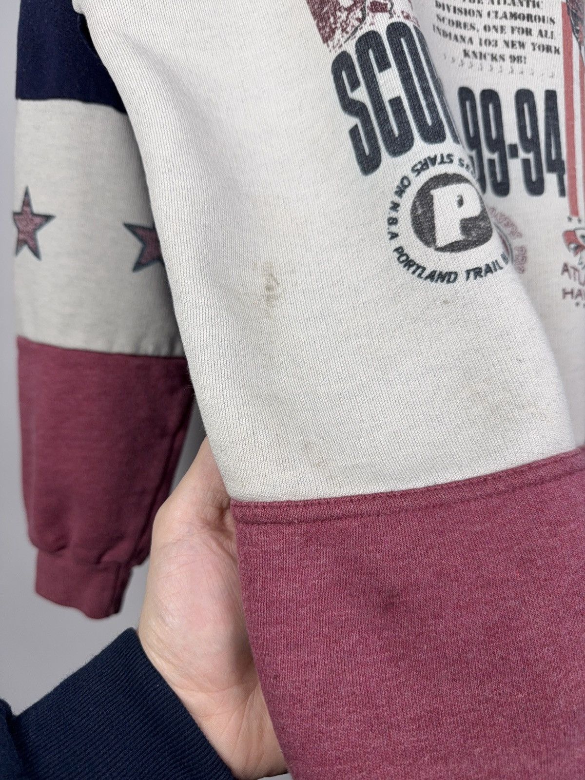 NBA × Vintage Vintage RARE 70-80s Atlanta Hawks Sweatshirt Size US S / EU 44-46 / 1 - 3 Thumbnail