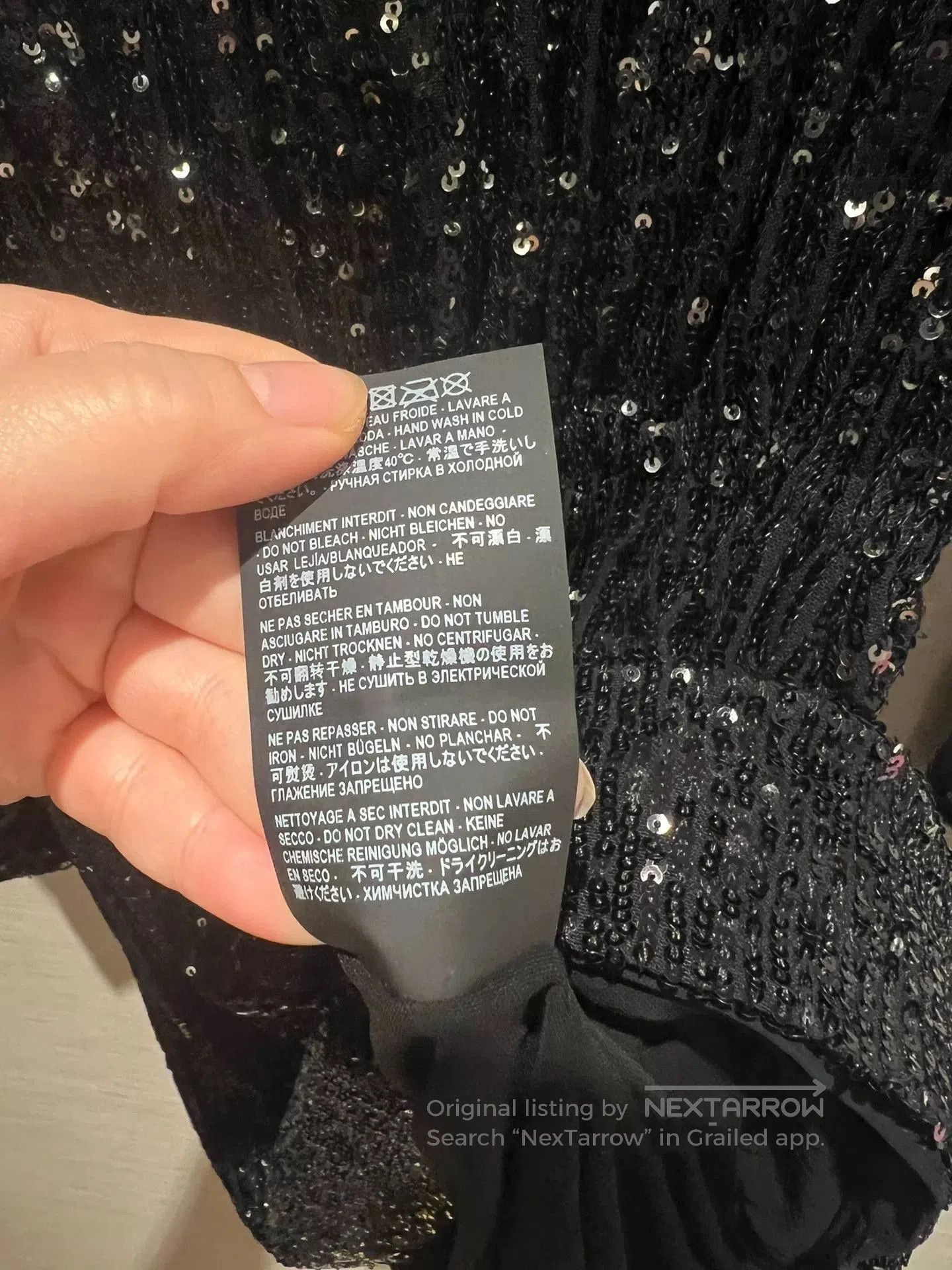 Saint Laurent Paris Saint Laurent Sequined Dress S. Size S / US 4 / IT 40 - 5 Thumbnail