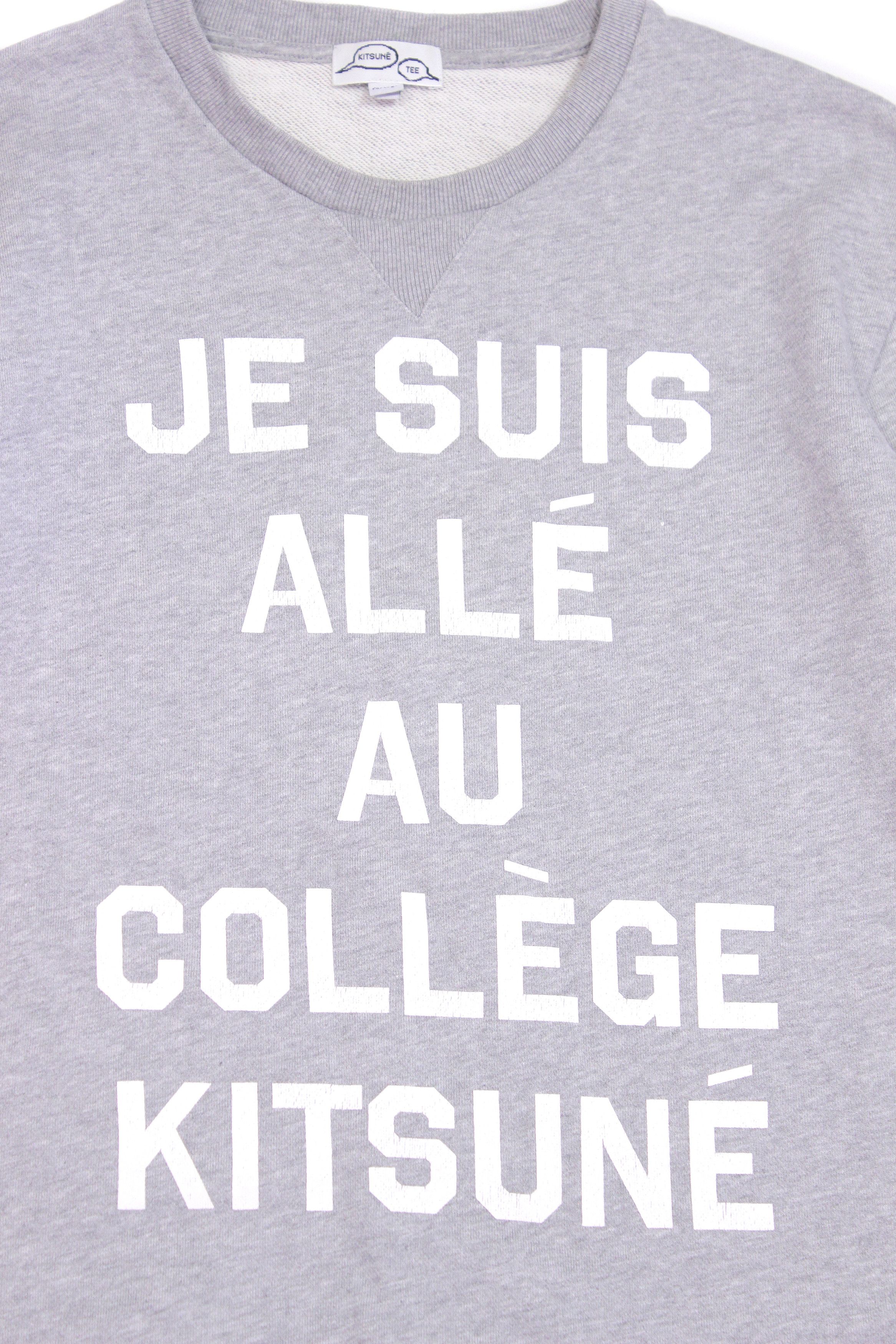 Maison Kitsune Big Logo College Sweatshirt Size US M / EU 48-50 / 2 - 3 Thumbnail