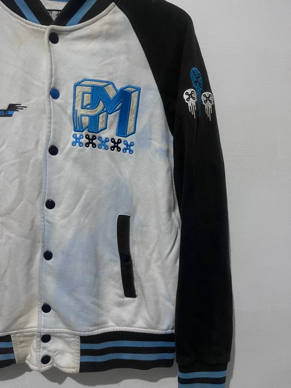 Japanese Brand Rare varsity jacket streetwear Incredibly Playmonsters Size US L / EU 52-54 / 3 - 4 Thumbnail