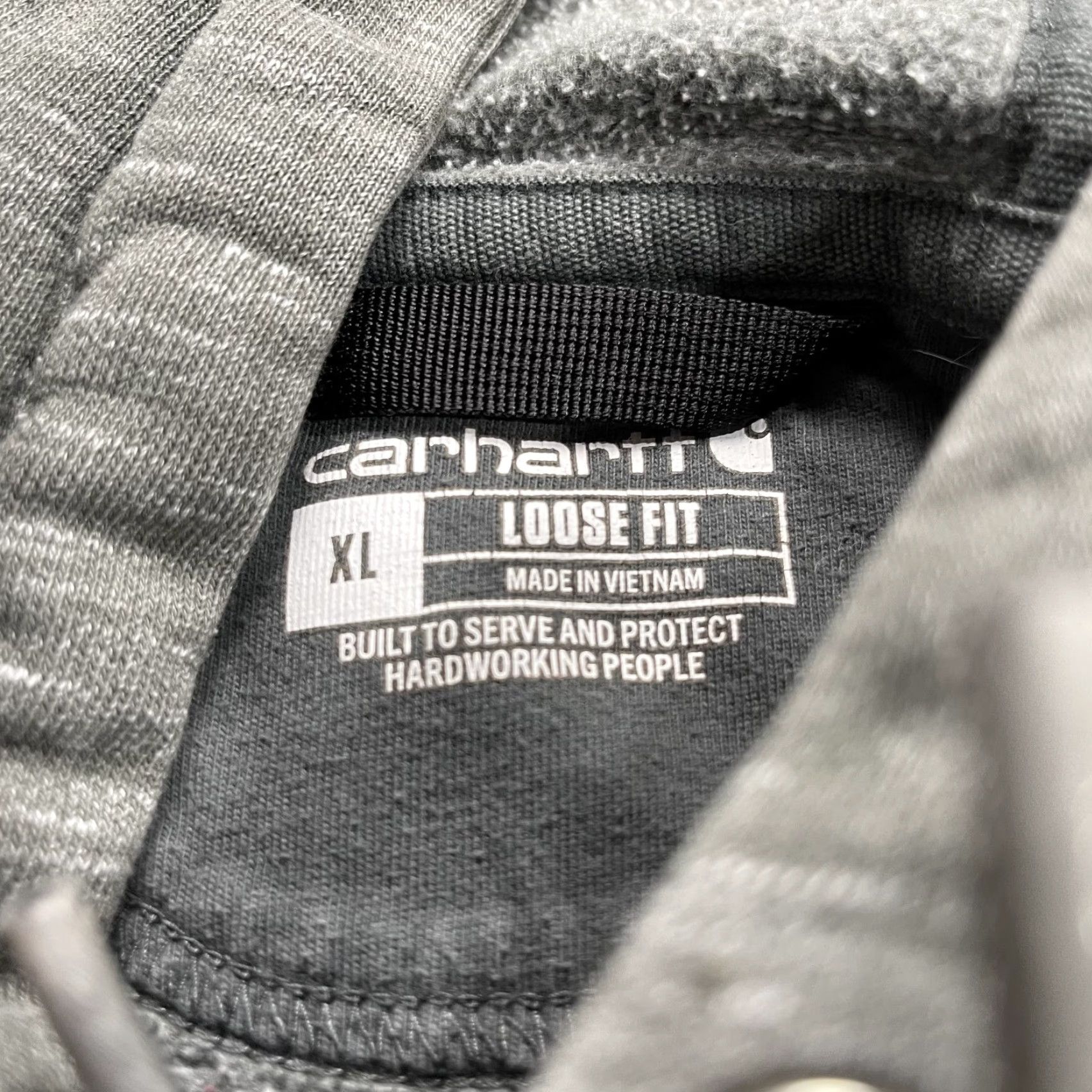 Carhartt VINTAGE Carhartt Hoodie Mens XL Gray Loose Fit Midweight Sweatshirt Workwear K288 Size US XL / EU 56 / 4 - 6 Thumbnail