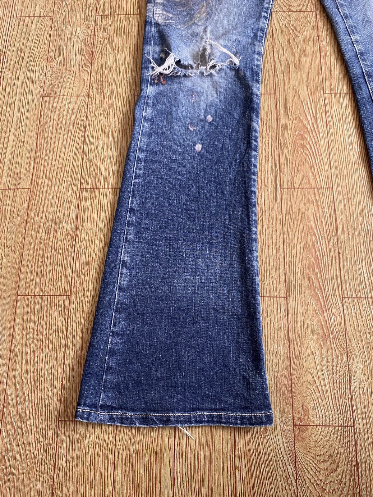 Japanese Brand Rare Vintage Japanese Brand Sukajan Flared Jeans 1990s Size US 26 / EU 42 - 7 Thumbnail