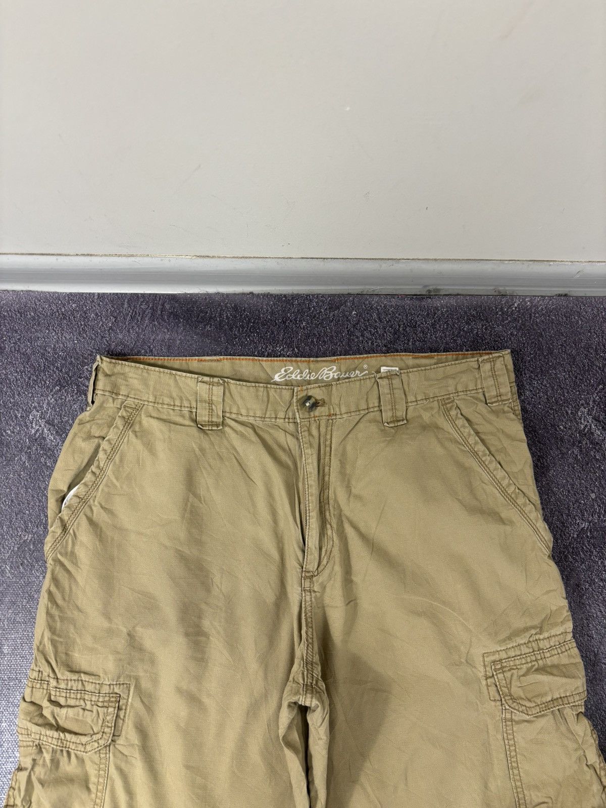 Eddie Bauer Eddie Bauer Vintage Y2K Men’s Utility Hype Dyed Cargo Shorts Size US 36 / EU 52 - 7 Thumbnail