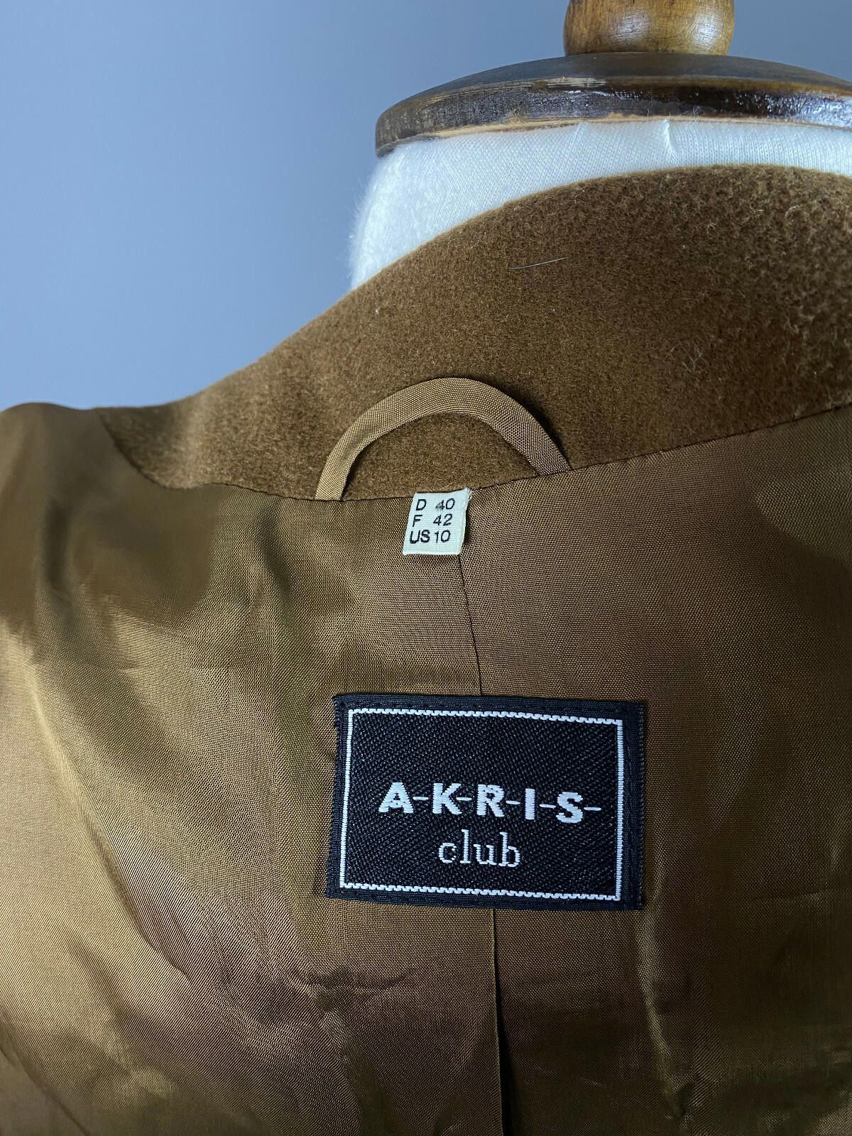 Aris Tatalovich Akris Club Brown Wool/Cashmere Sport Coat Size 40 Size M / US 6-8 / IT 42-44 - 8 Thumbnail
