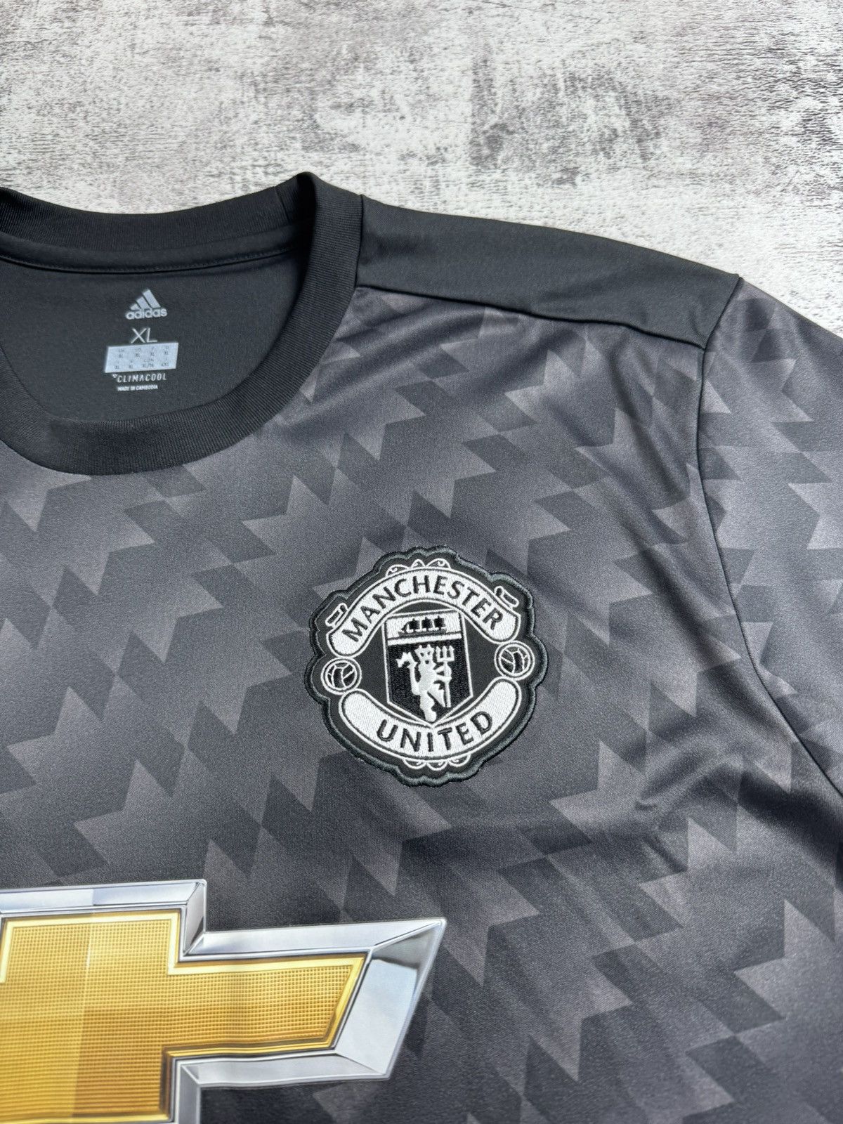 Adidas Manchester United 2017/2018 Football T Shirt Jersey Kit Size US XL / EU 56 / 4 - 8 Thumbnail