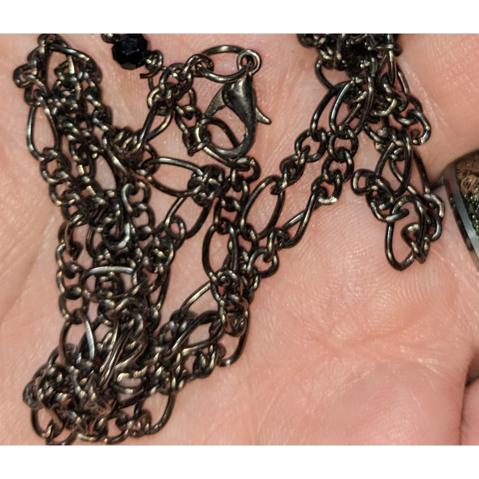 Other Simple Antique-Style Black Chain Necklace Size ONE SIZE - 3 Thumbnail