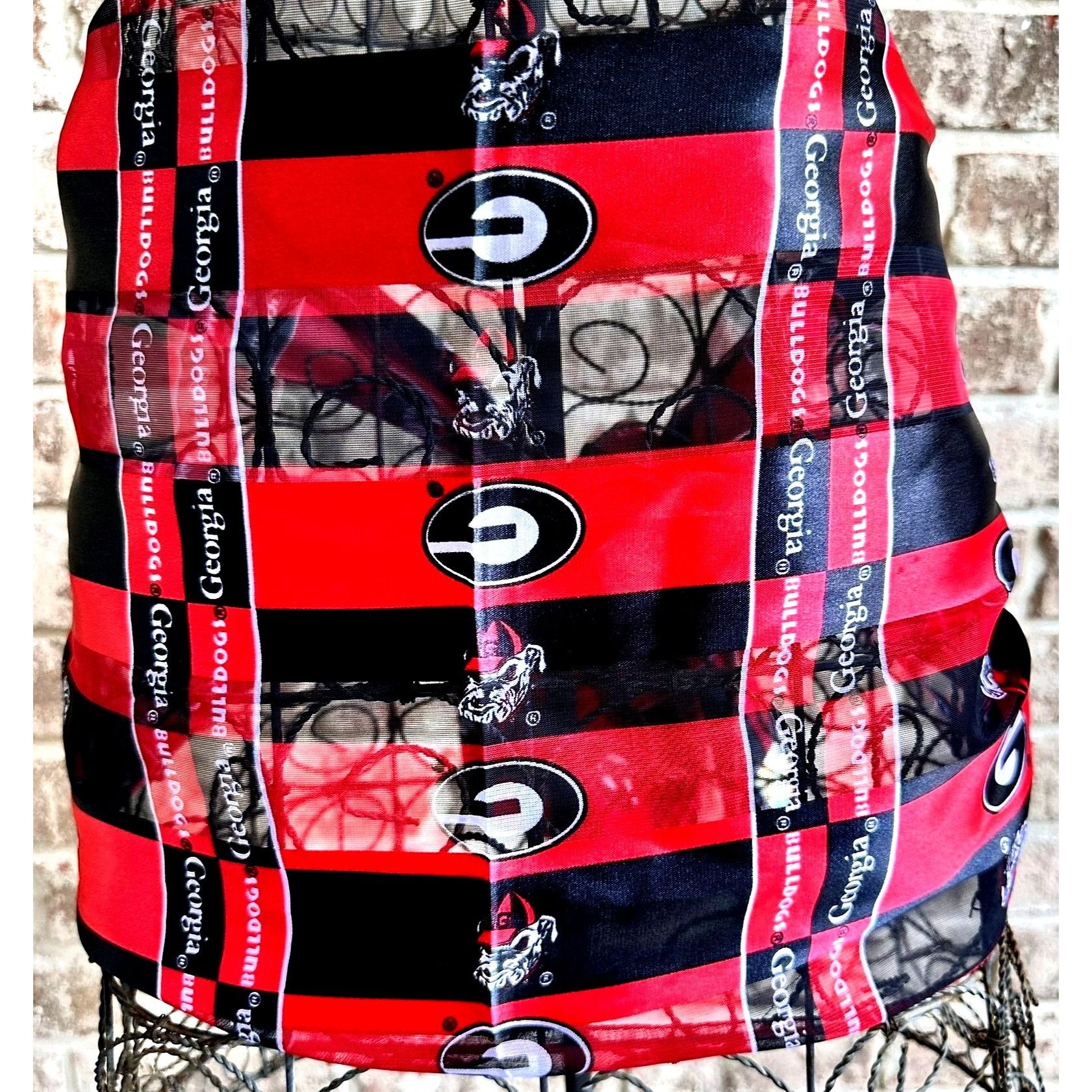 Other VTG University Georgia Scarf Retro UGA Football Bulldogs Da Size ONE SIZE - 2 Thumbnail